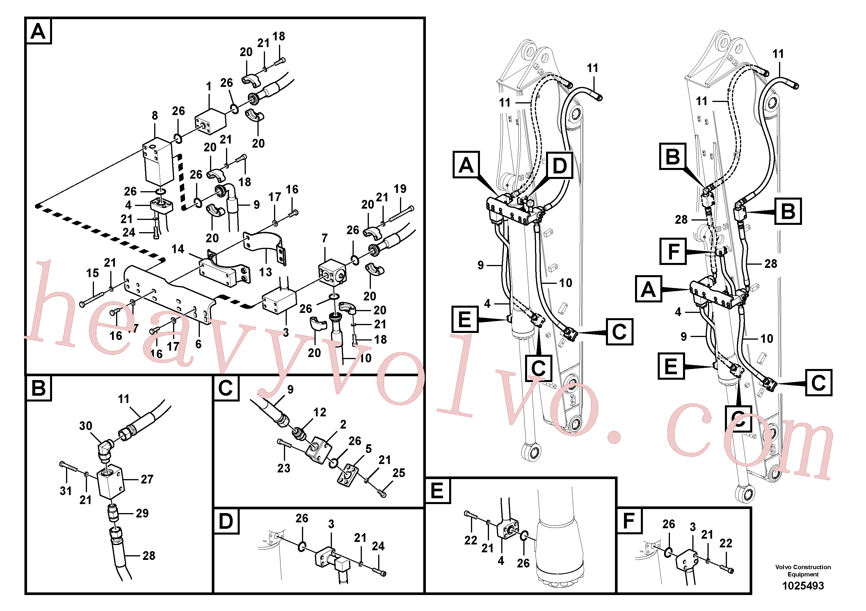 Volvo VOE15014091 Hose assembly aftermarket part for sale
