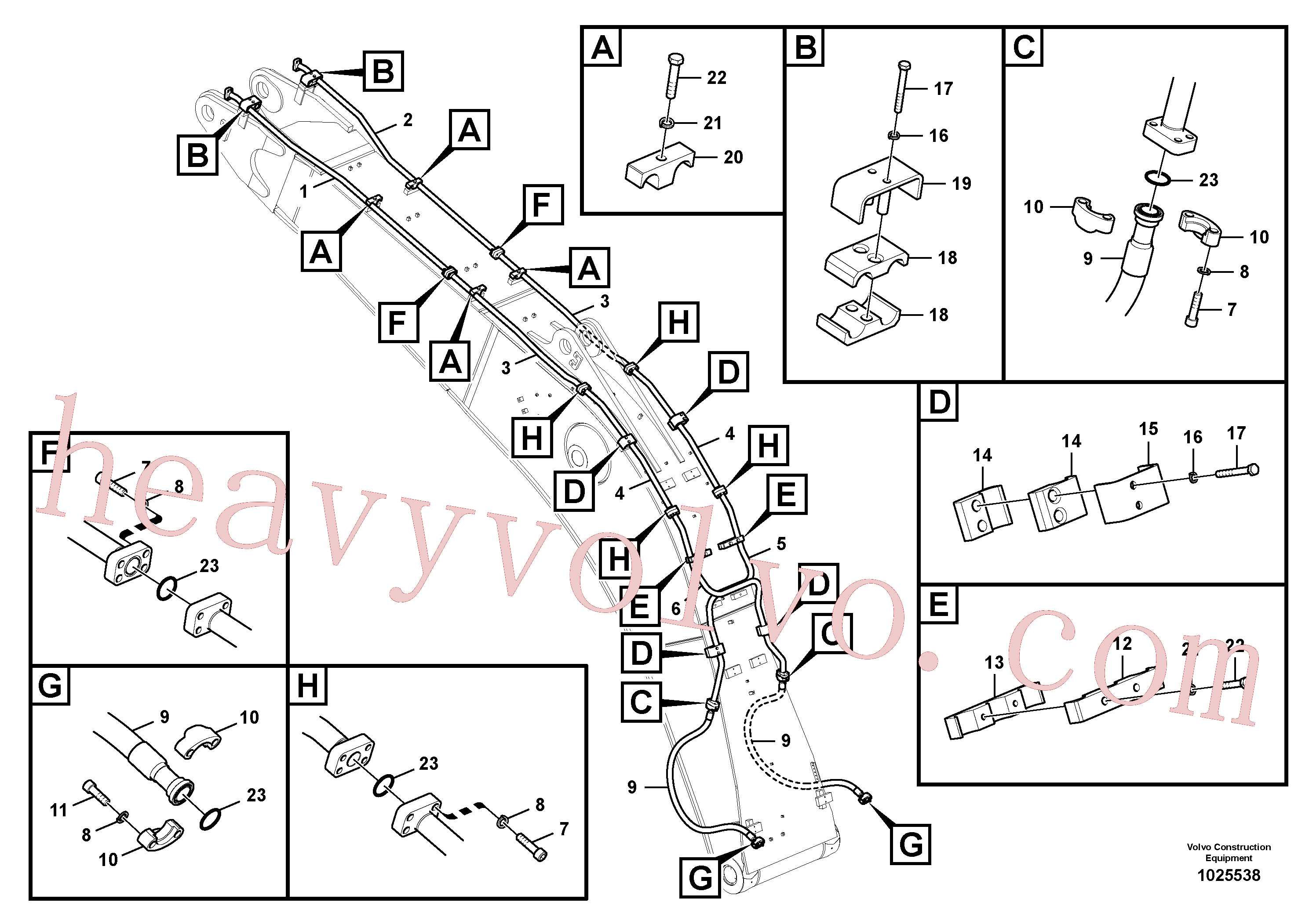 Volvo VOE14554733 Clamp aftermarket part for sale