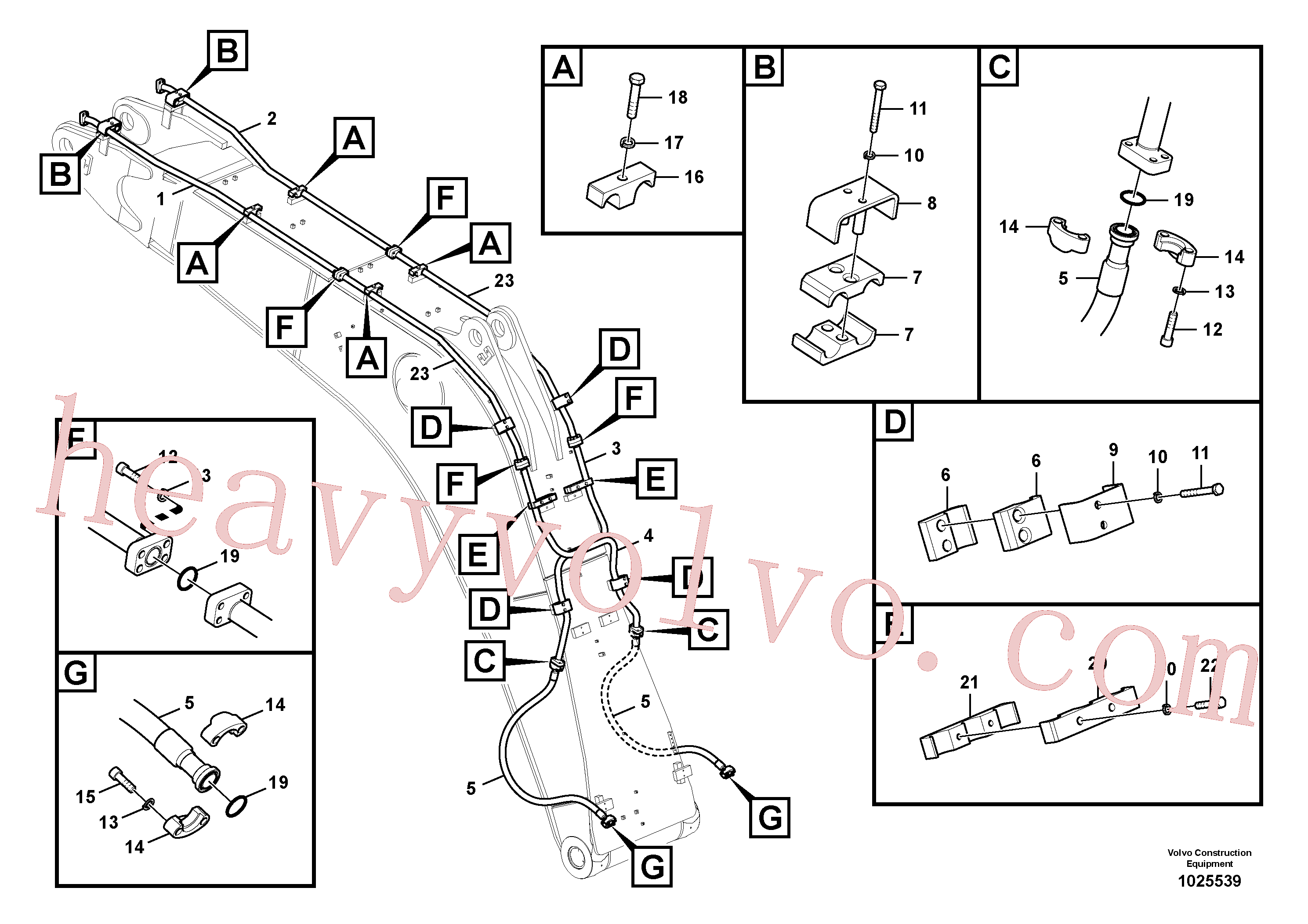 Volvo VOE14554733 Clamp aftermarket part for sale