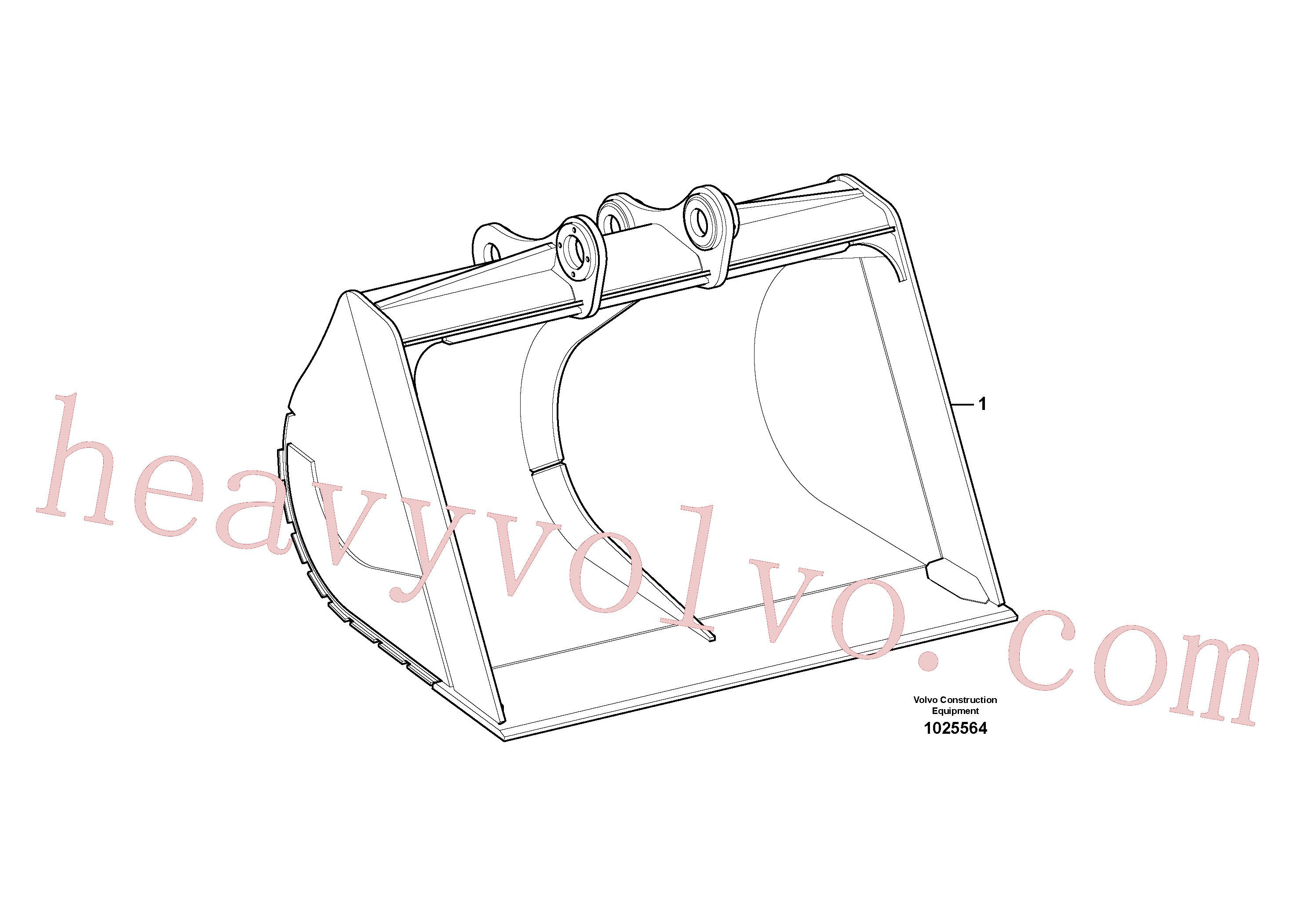Volvo VOE14555299 Bucket aftermarket part for sale