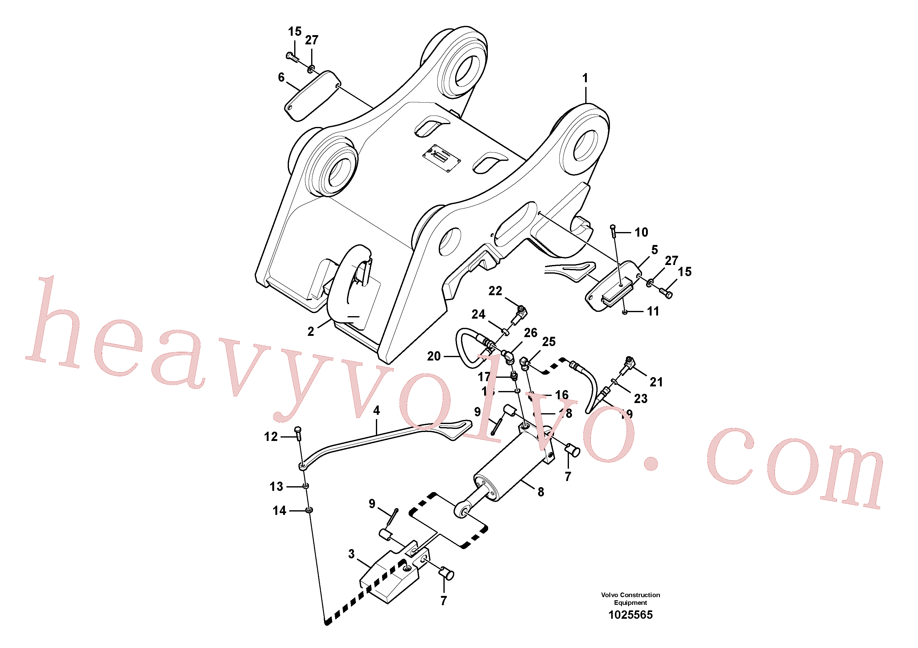 SA1171-75370 Hook for Volvo Excavator Parts