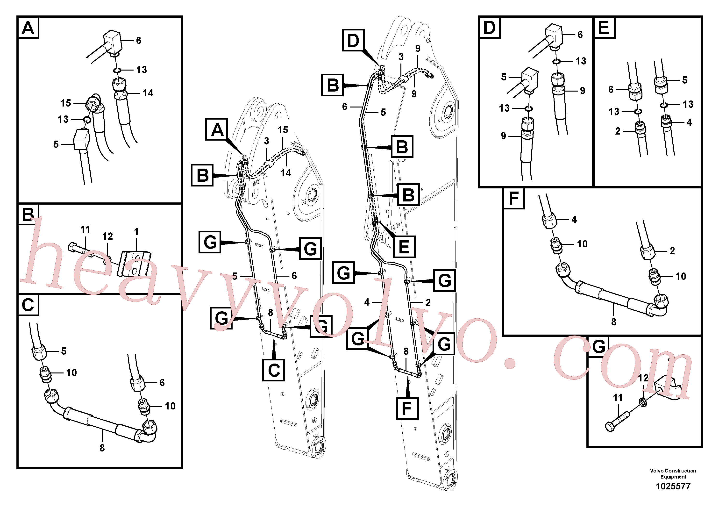Wholesale VOE14549431 Pipe for Volvo Excavator