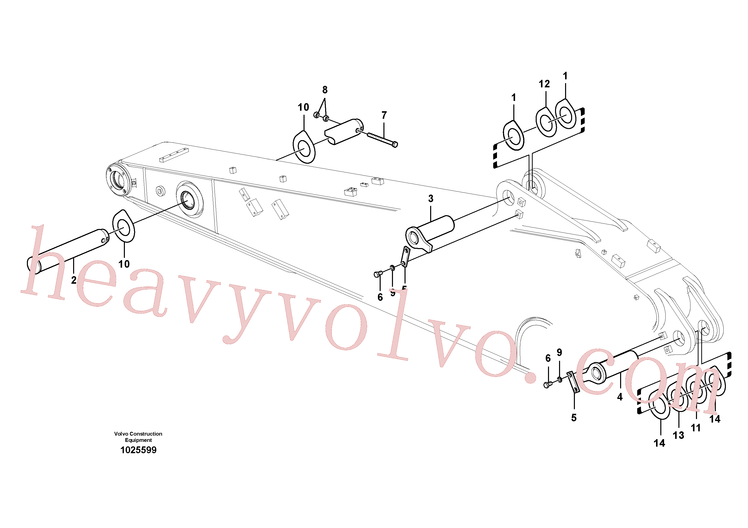 Volvo VOE14508373 Pin aftermarket part for sale