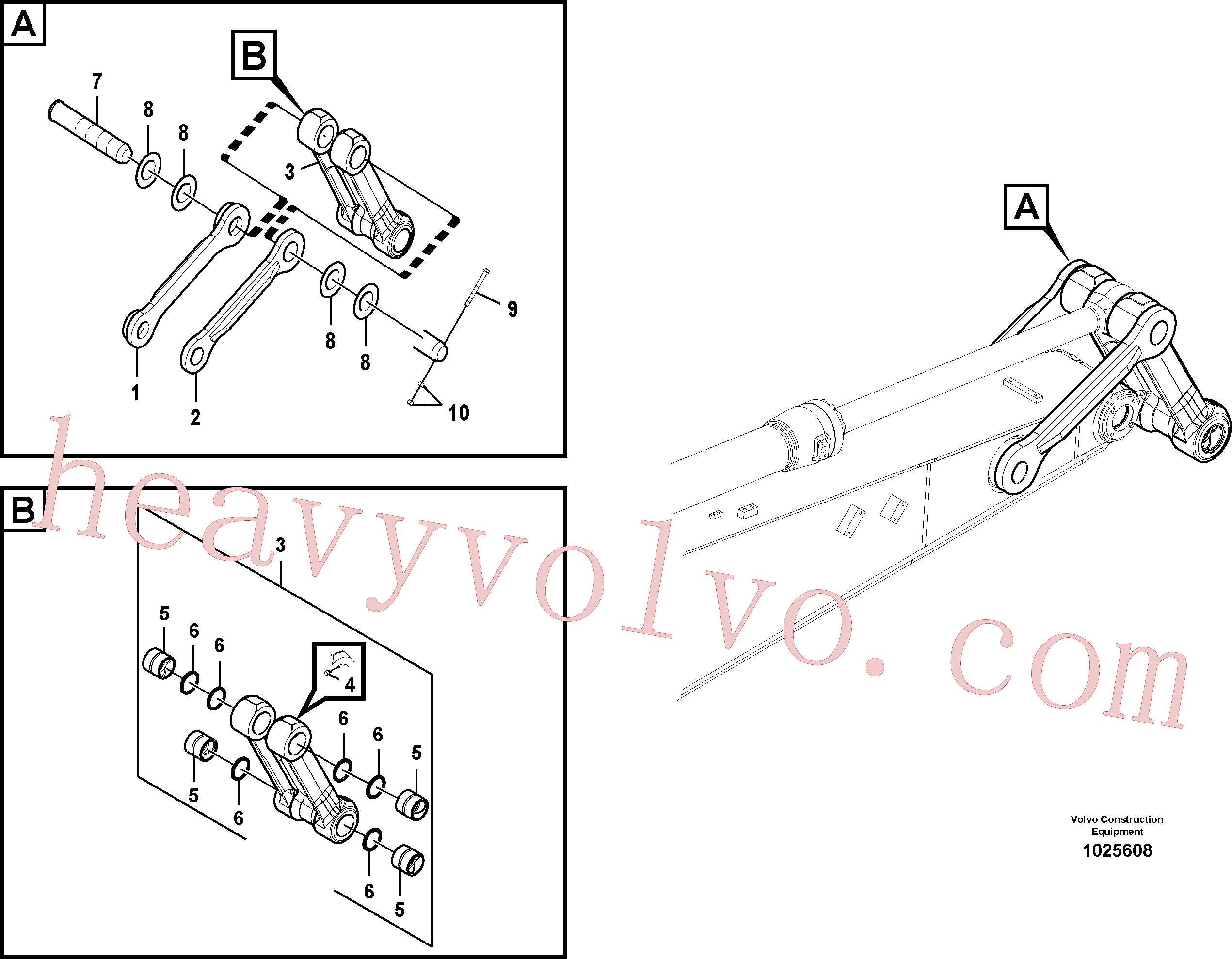 Volvo Assembly VOE14563075 Connecting rod for sale