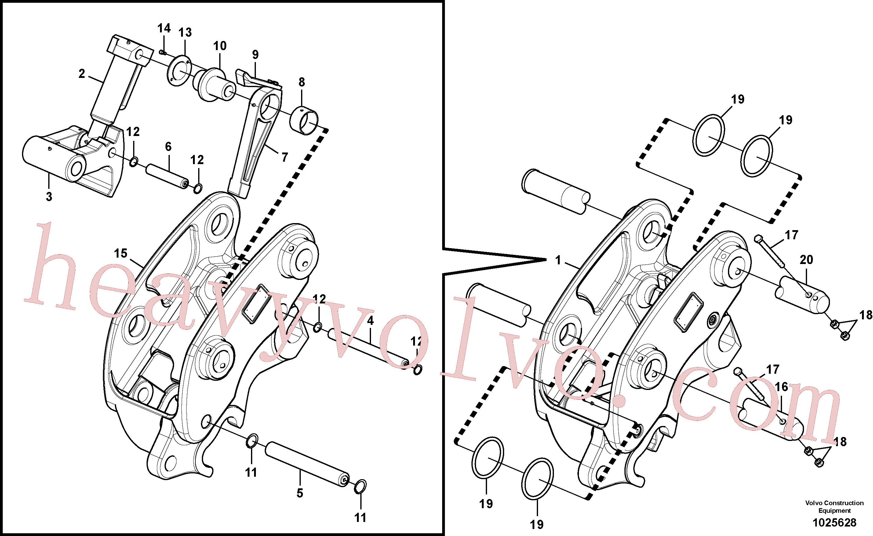 Wholesale VOE14545217 Quick coupler for Volvo Excavator