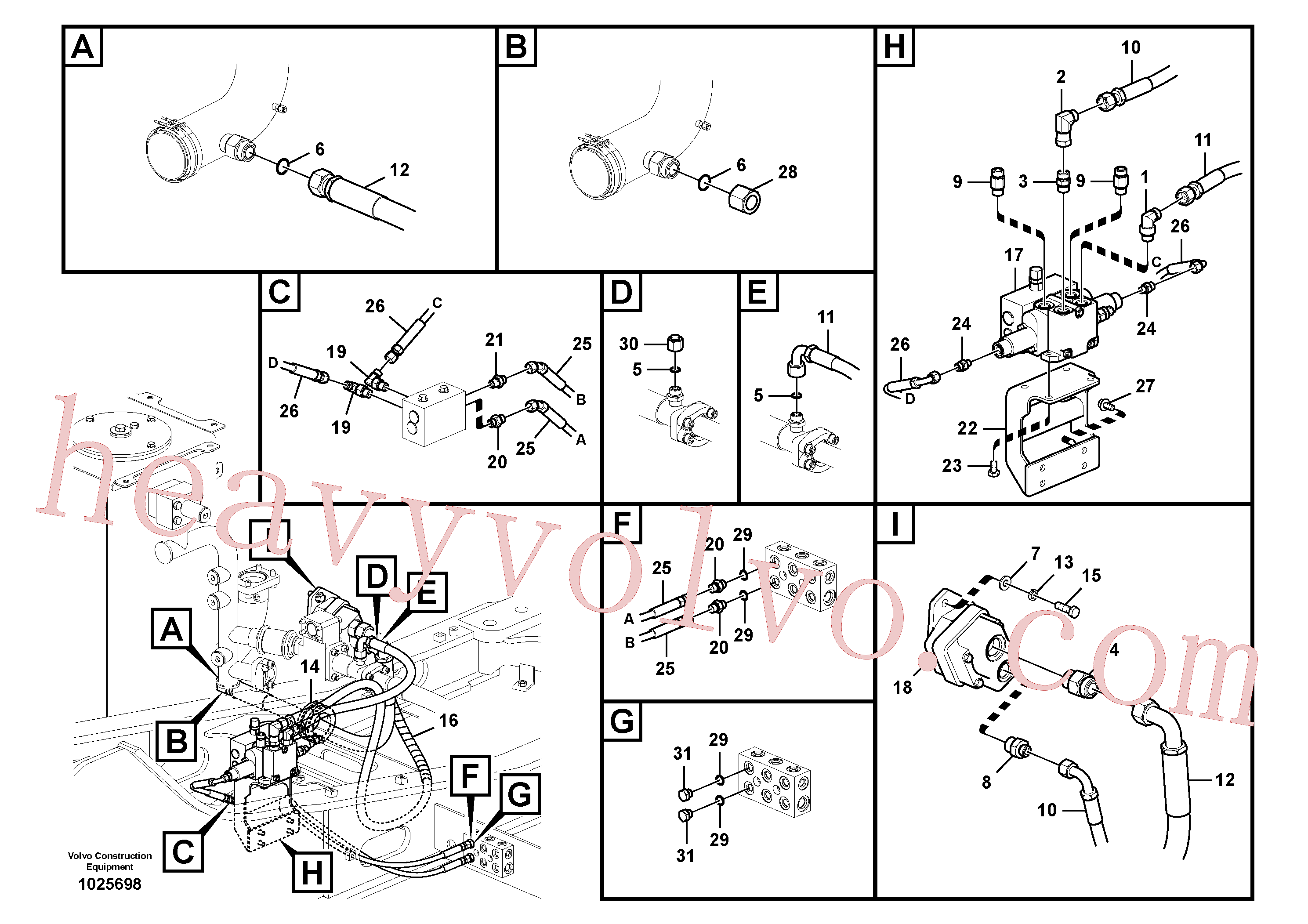 China Made VOE937991 Rockmaster/1SC parts for Volvo Excavator