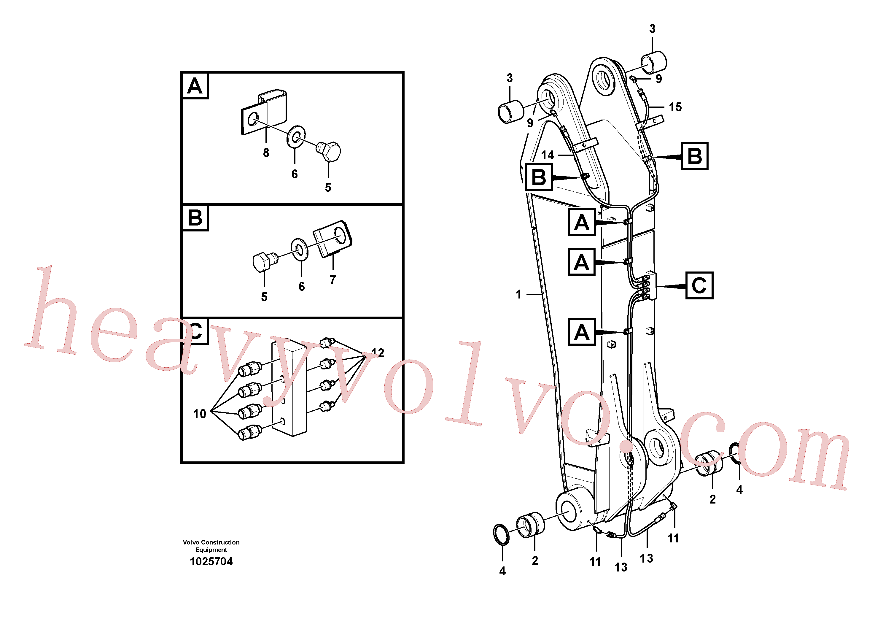 Wholesale SA9316-11002 Insulating clip for Volvo Excavator