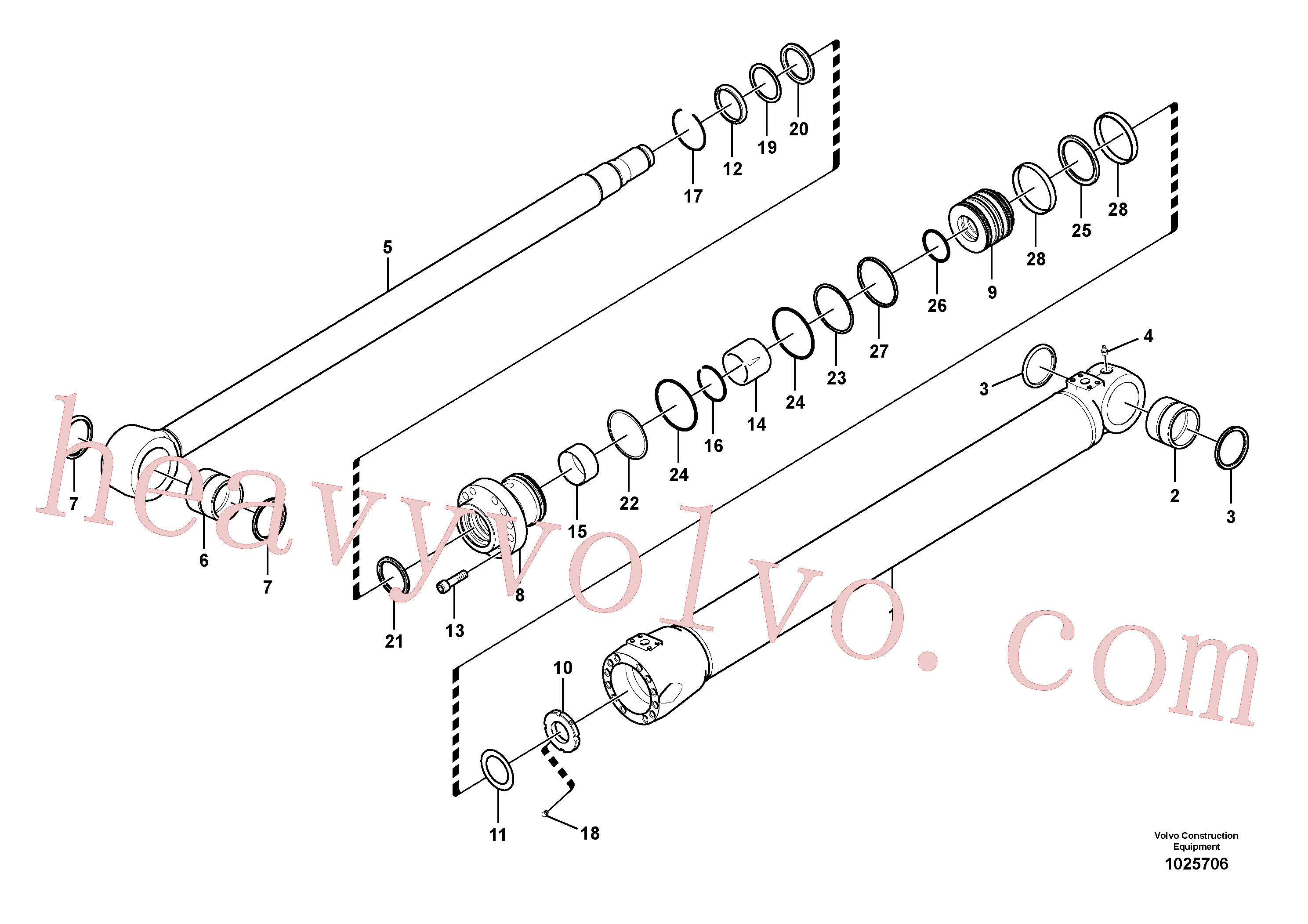 Wholesale VOE990631 O-ring for Volvo Excavator