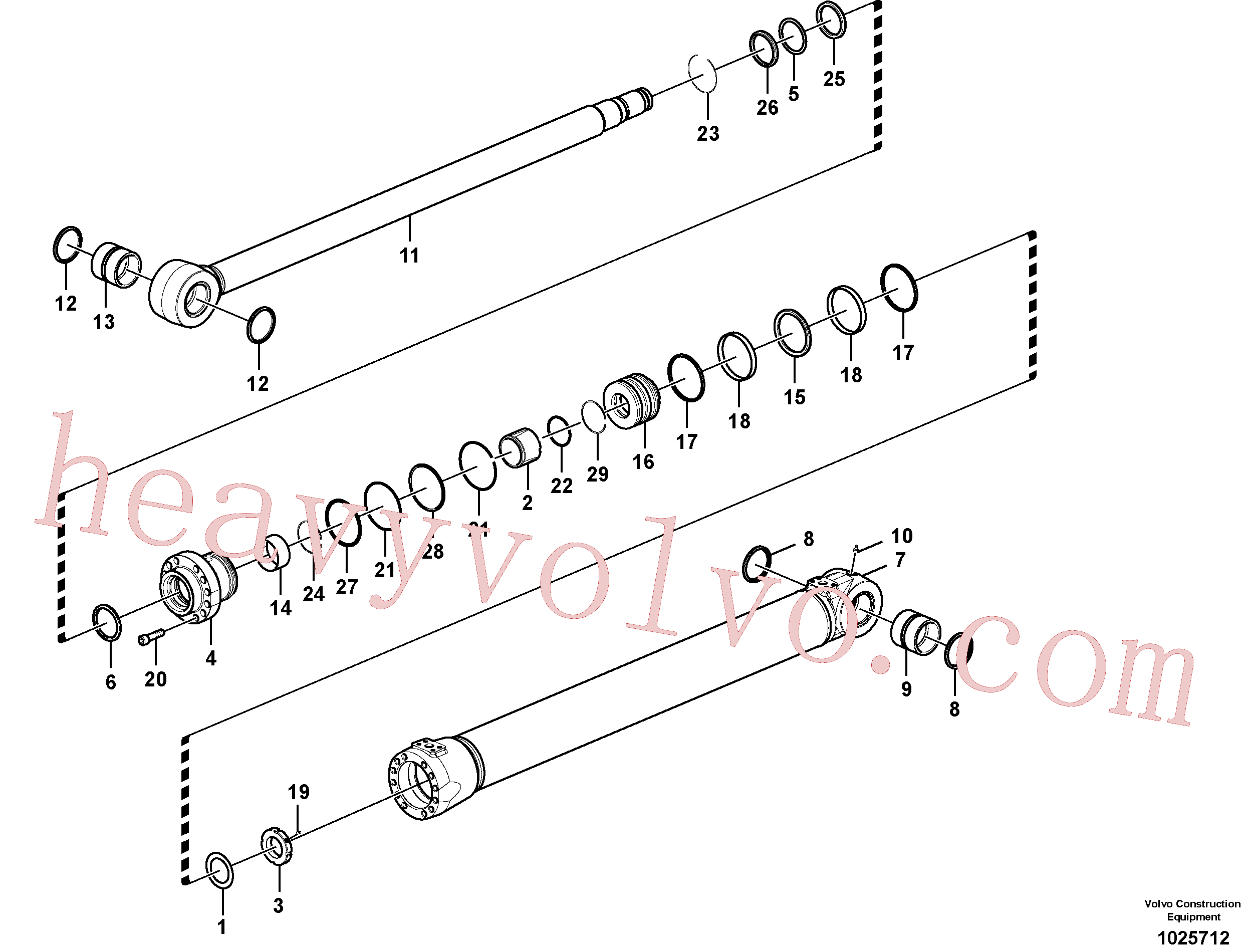 Volvo excavator part VOE990649 O-ring for sale