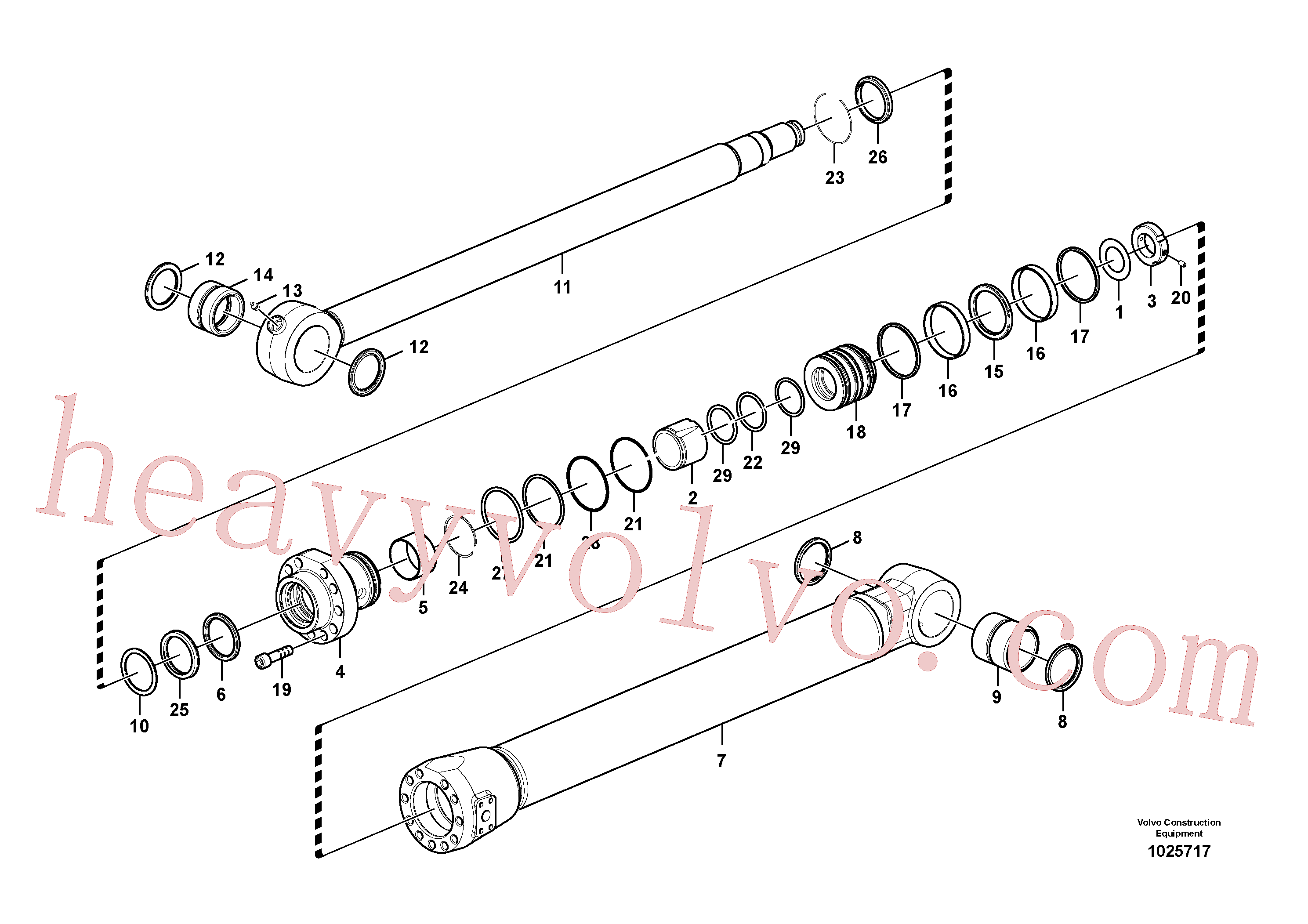 Volvo excavator part VOE990649 O-ring for sale