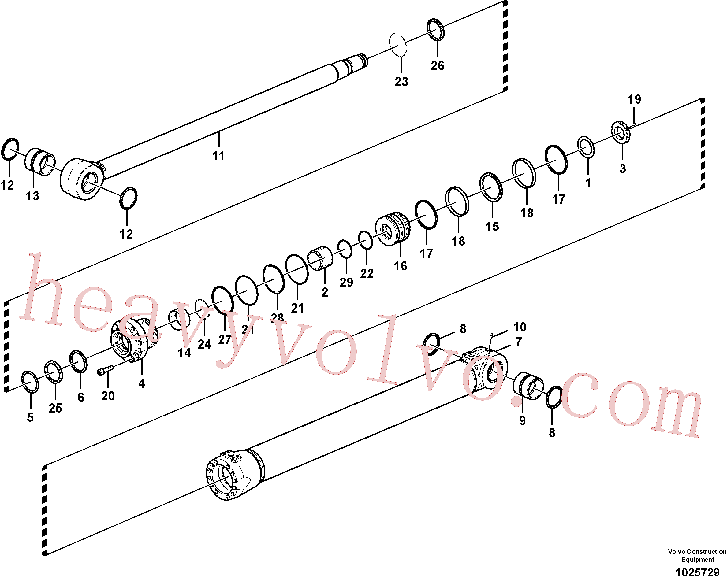 Volvo excavator part VOE990649 O-ring for sale