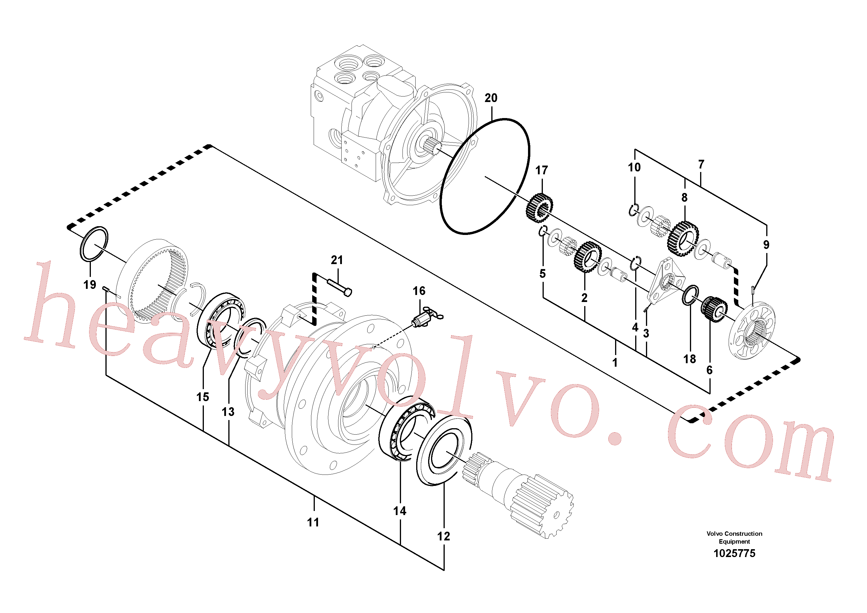 SA8230-32040 Screw for Volvo Excavator spare