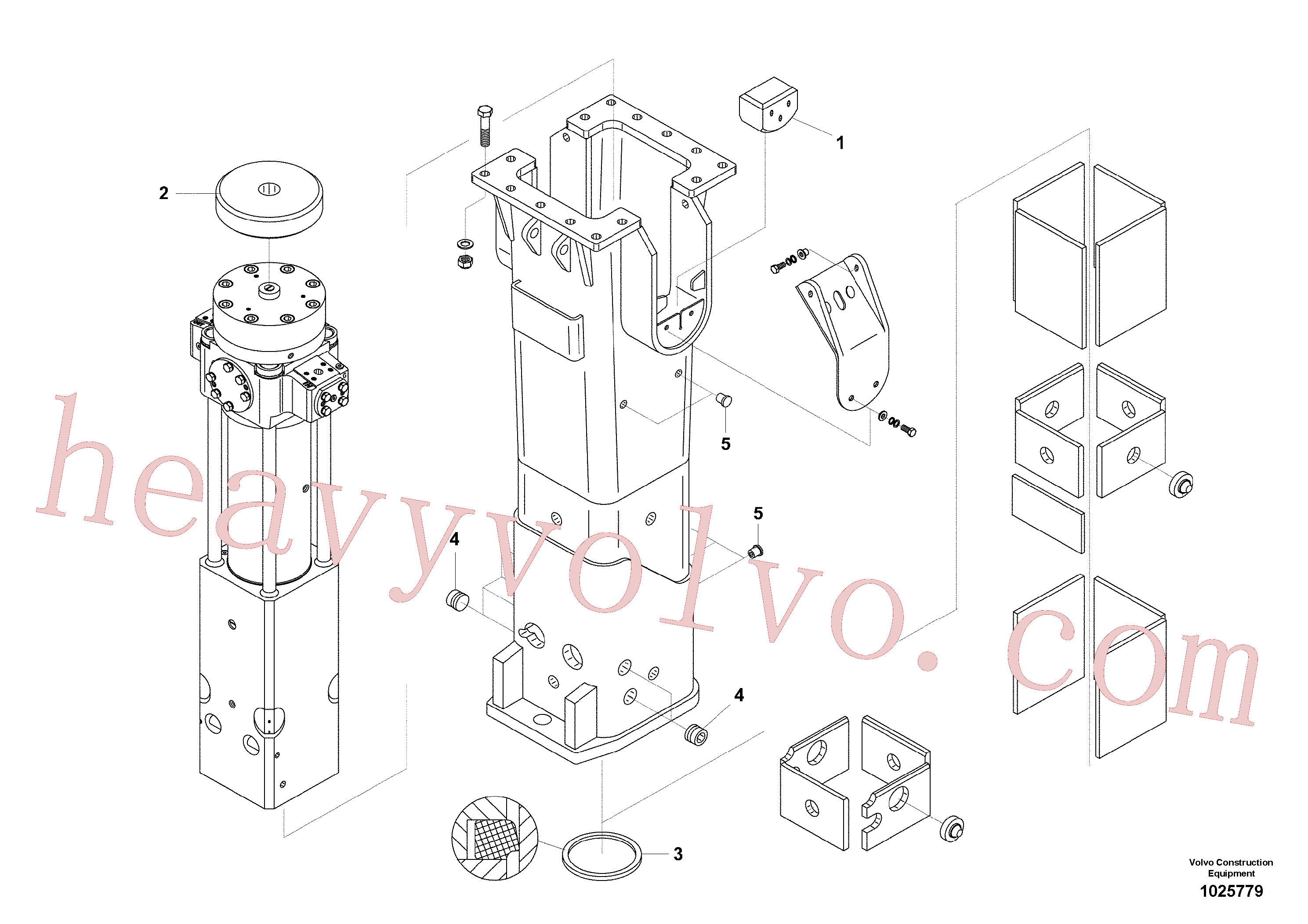 Volvo excavator part VOE14534754 Seal for sale