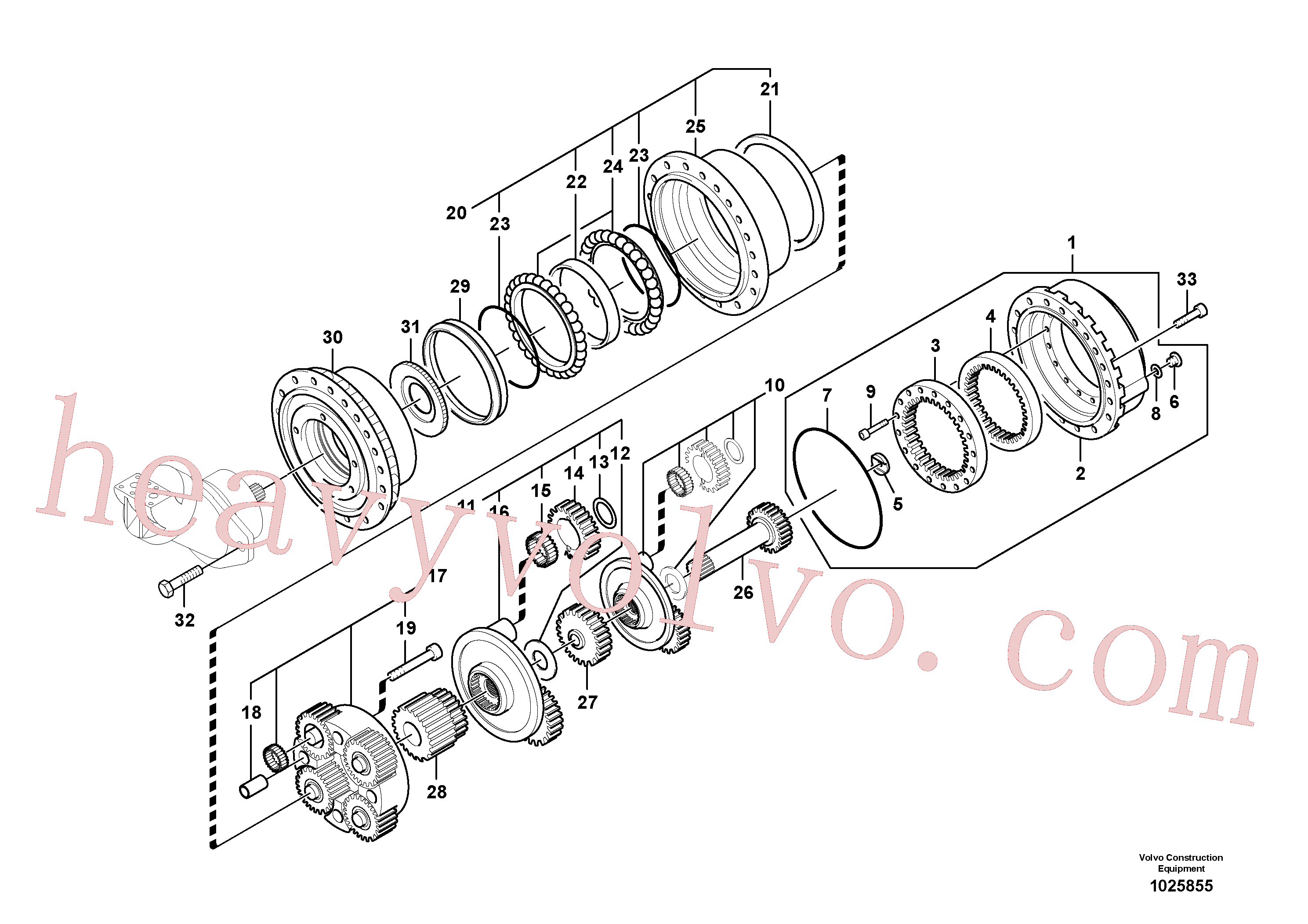 China Made SA8230-35600 Bushing parts for Volvo Excavator