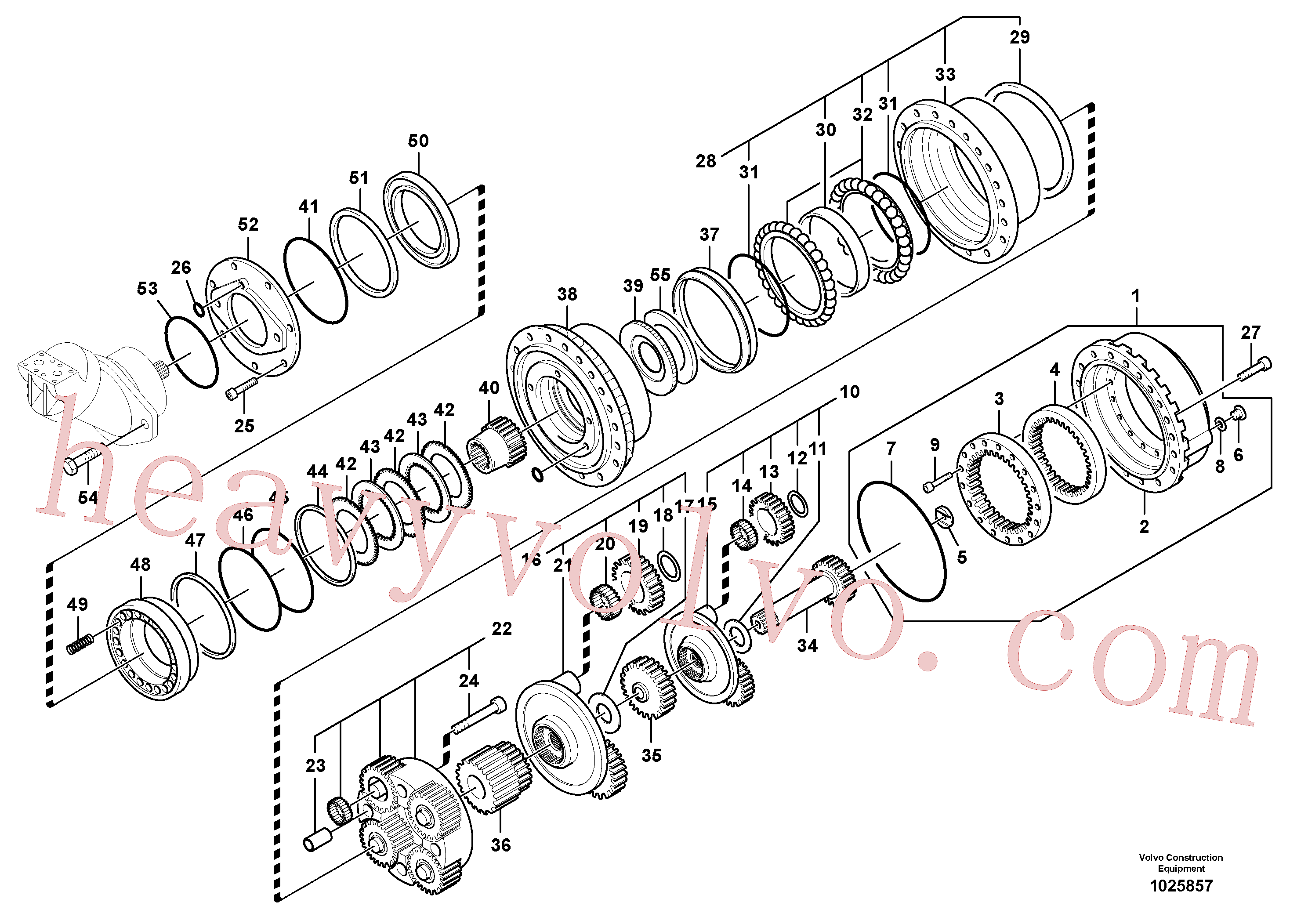 China Made VOE14541726 Clip parts for Volvo Excavator