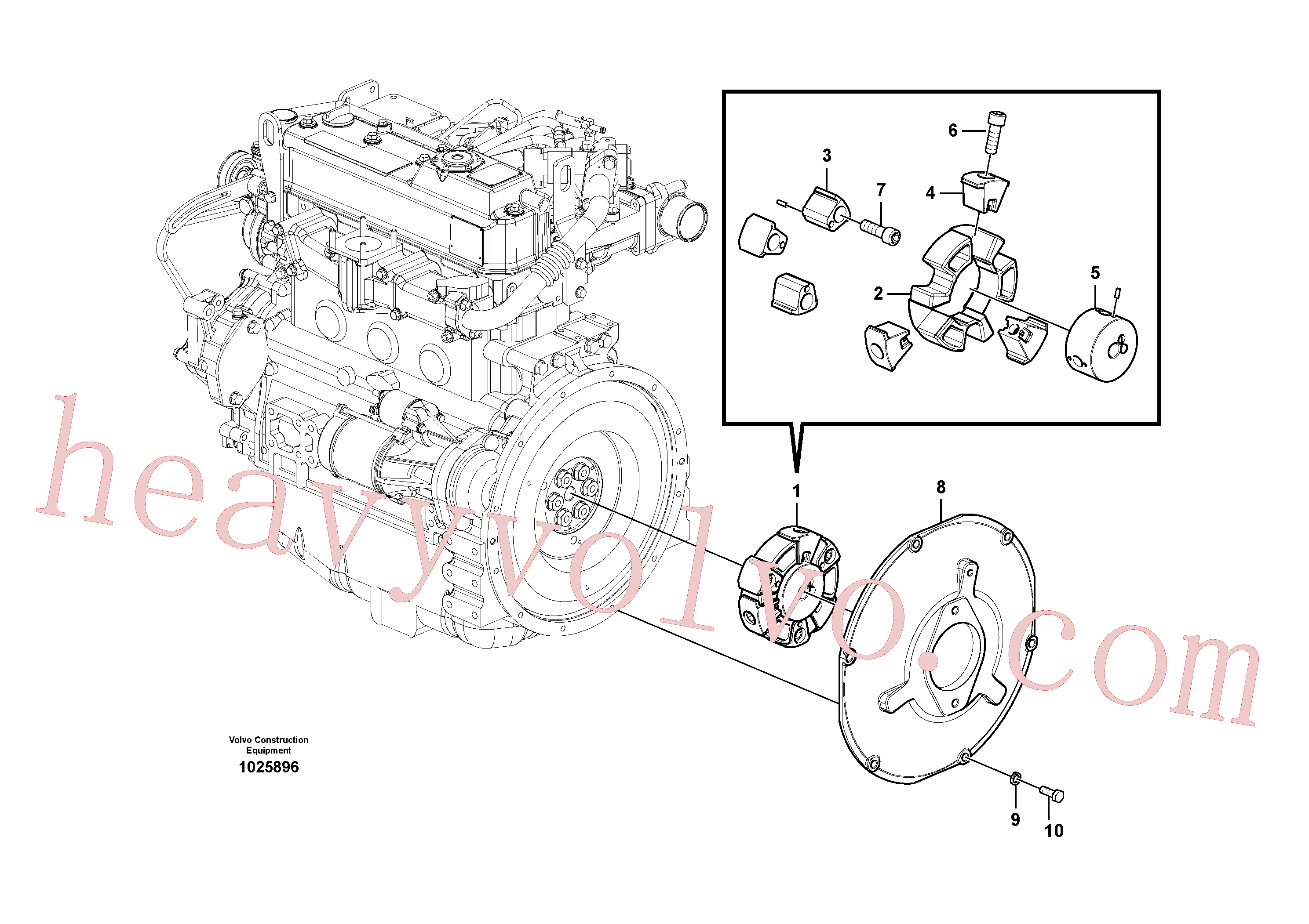 VOE978797 Allen Hd Screw for Volvo Excavator spare