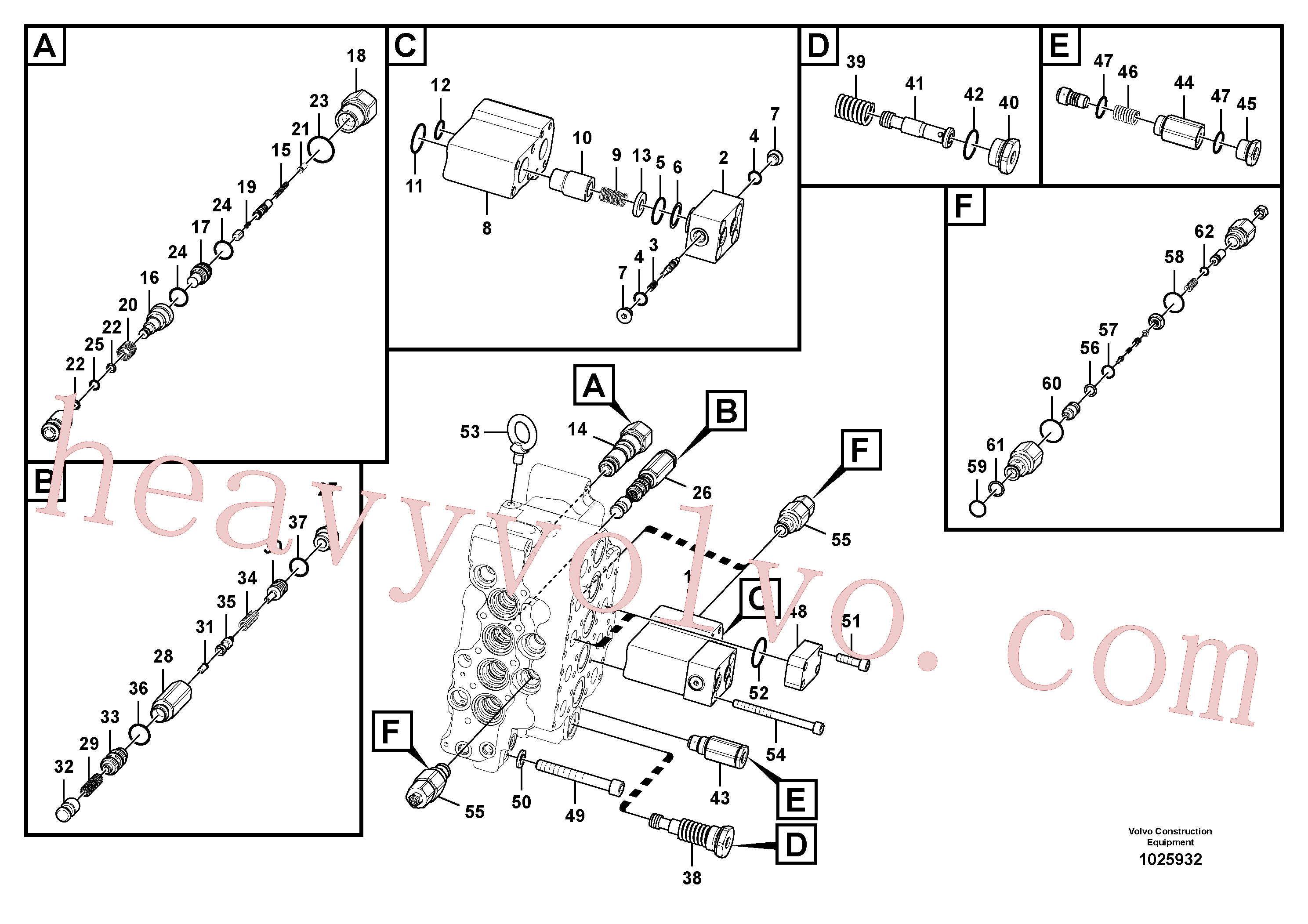 SA7273-10400 Cap for Volvo Excavator spare