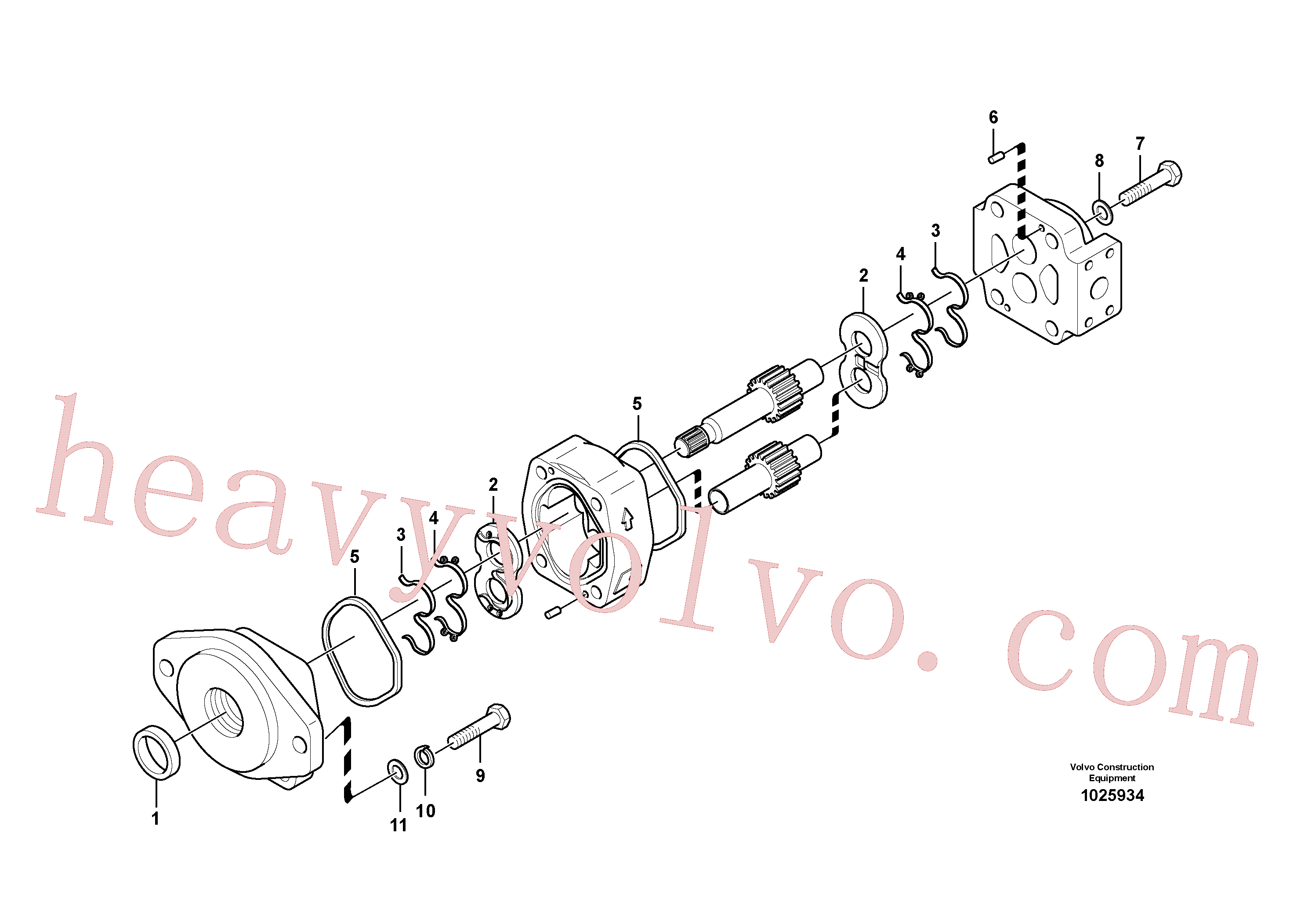 China Made SA7218-00380 Washer parts for Volvo Excavator