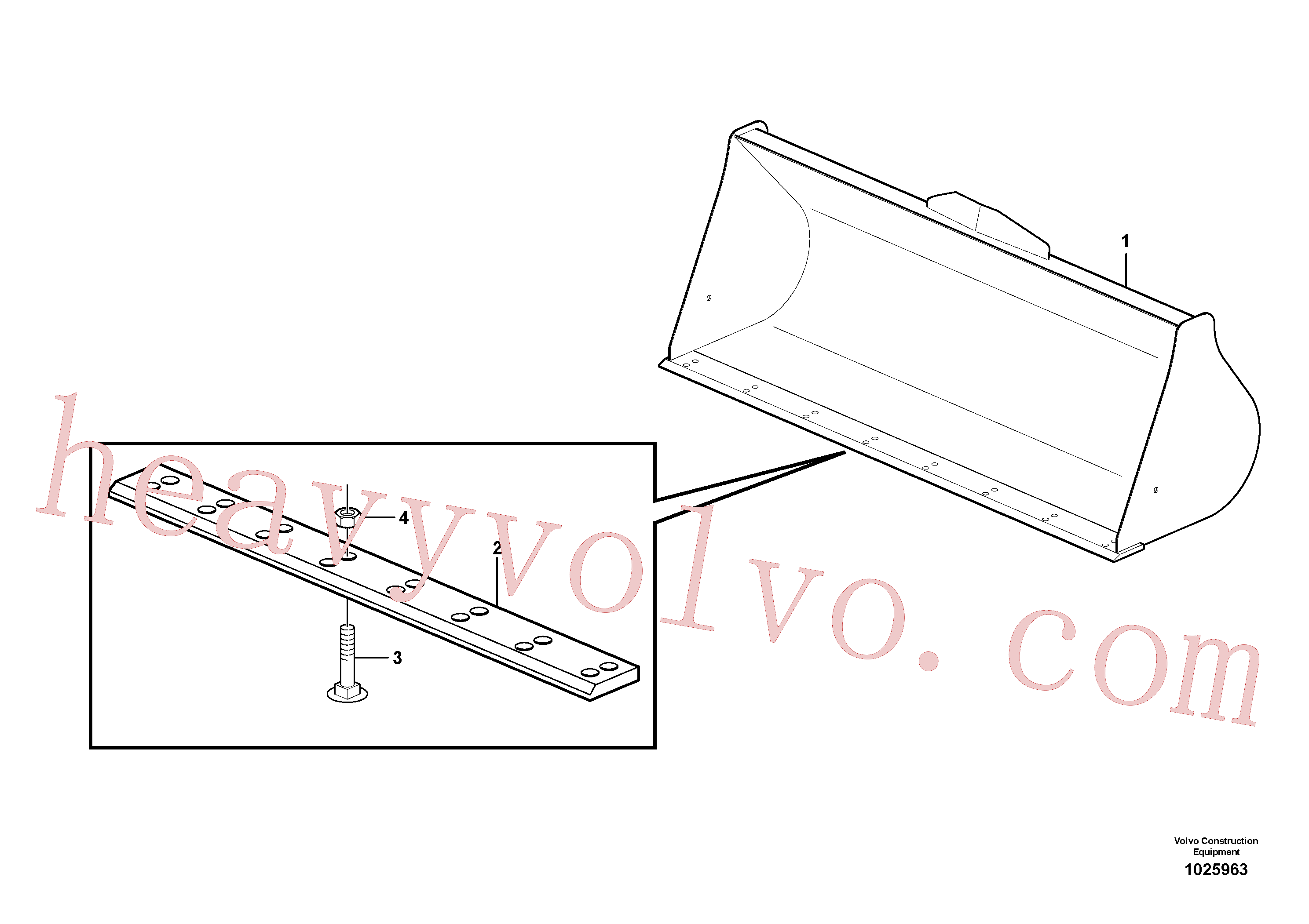 Volvo Assembly VOE11887529 Bucket blade for sale