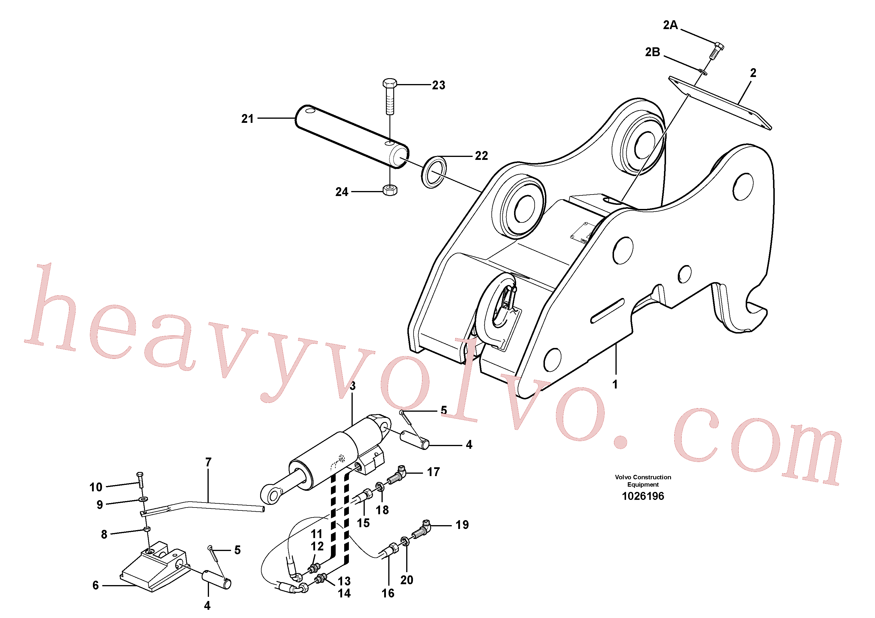 Wholesale VOE14533676 Quick attachment for Volvo Excavator