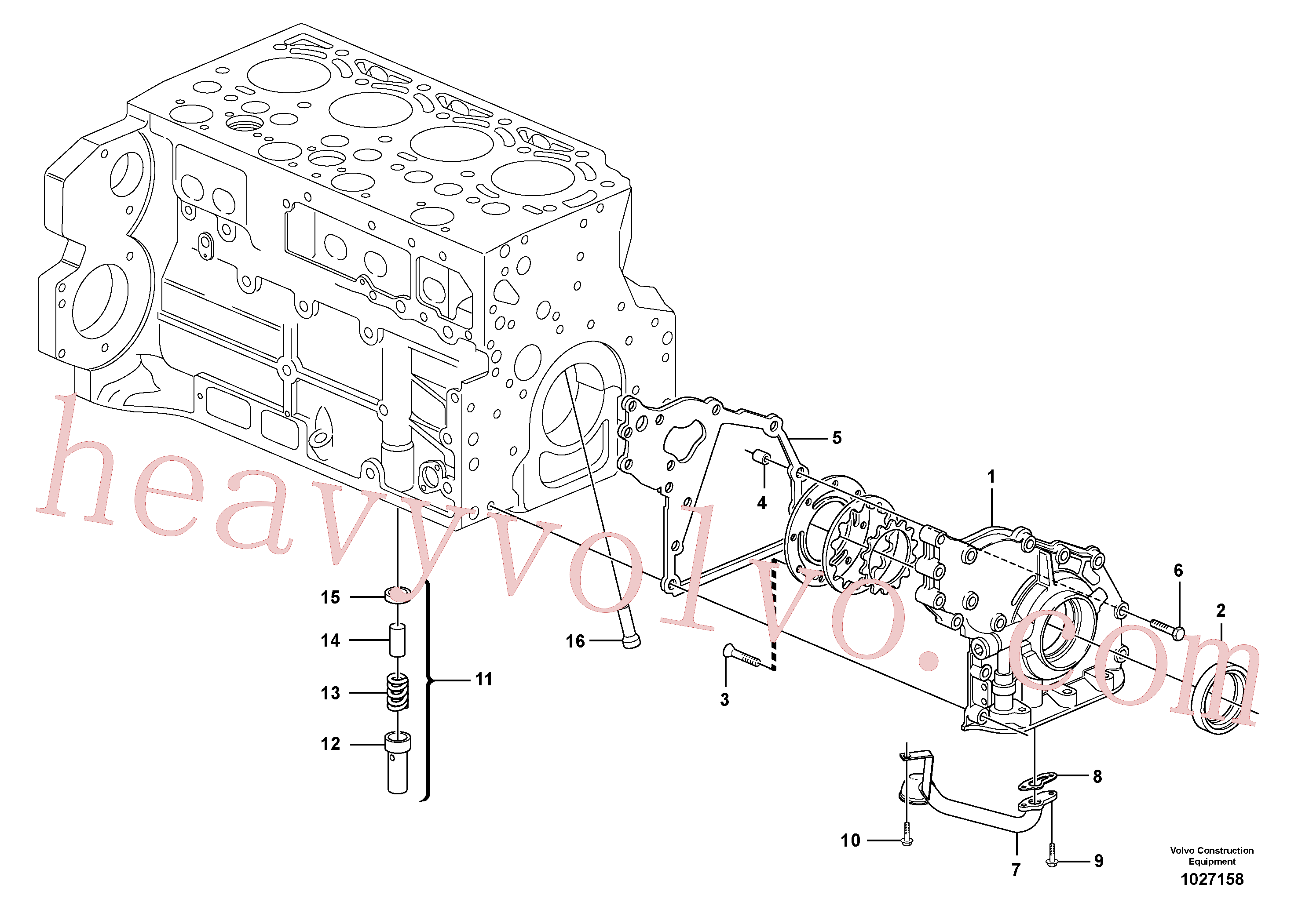 Volvo excavator part VOE13949578 Flange screw for sale