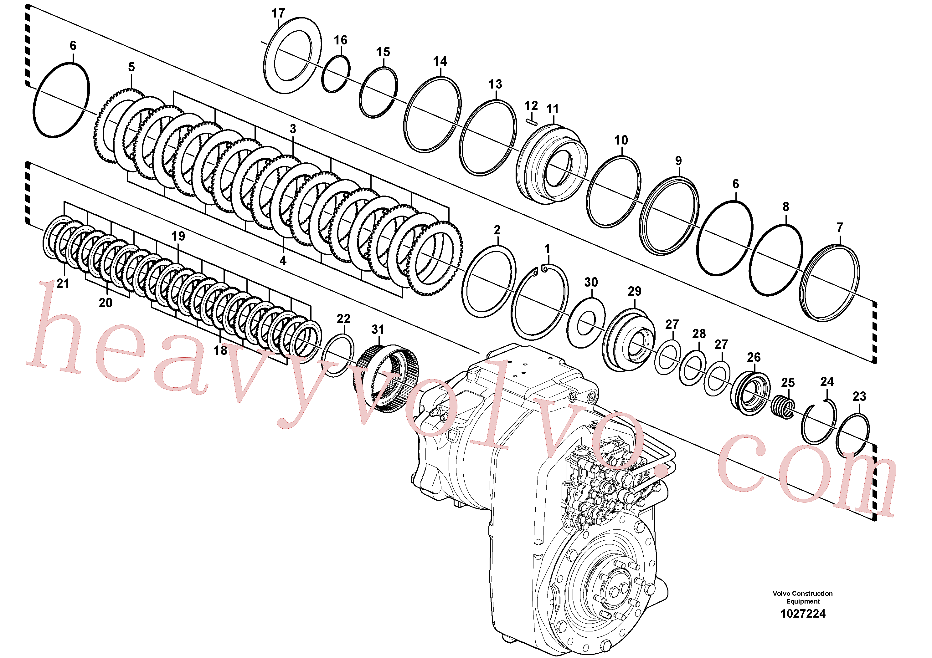 Volvo excavator part SA8220-11840 Disc for sale