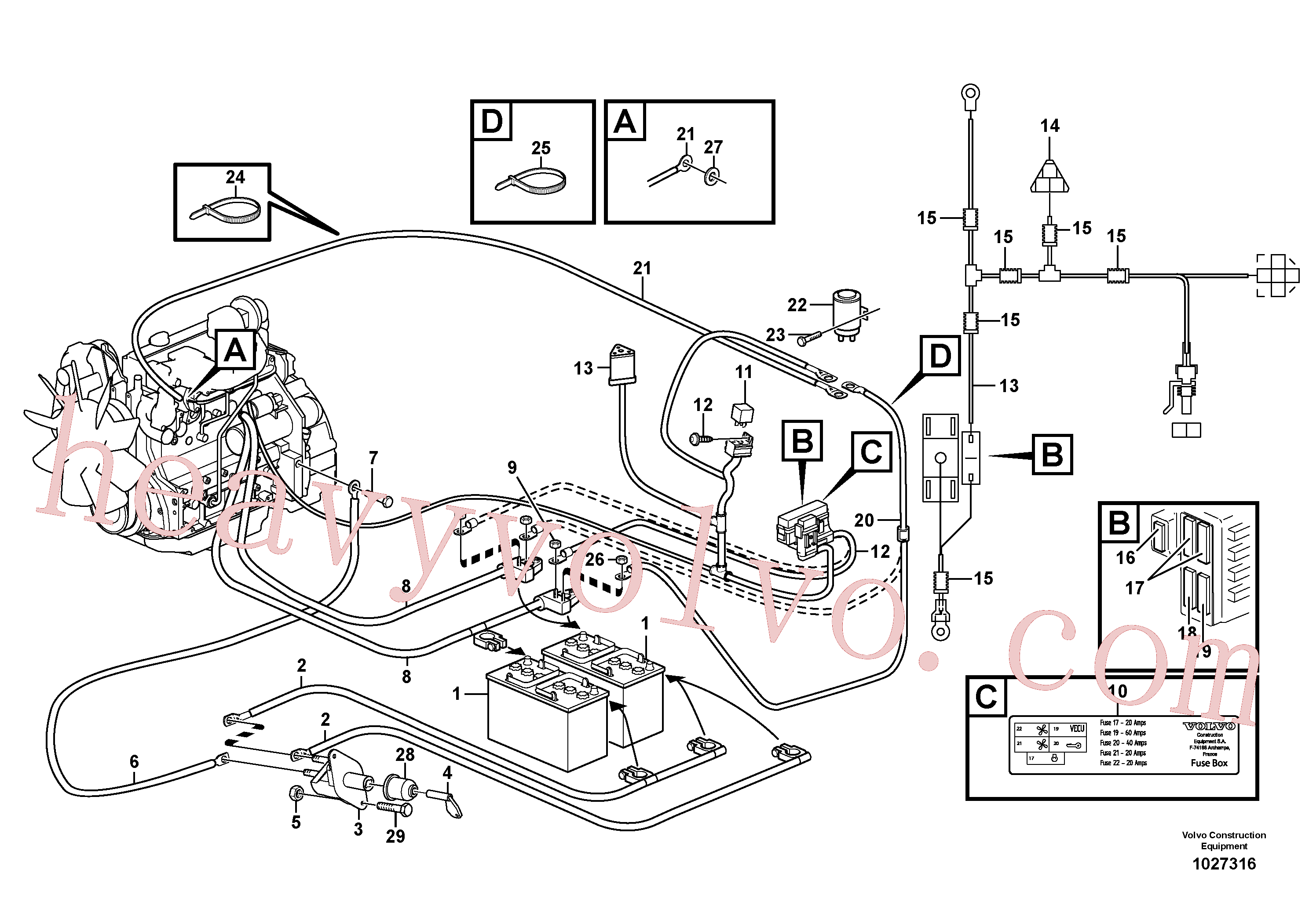 Wholesale VOE983302 Hexagon nut for Volvo Excavator