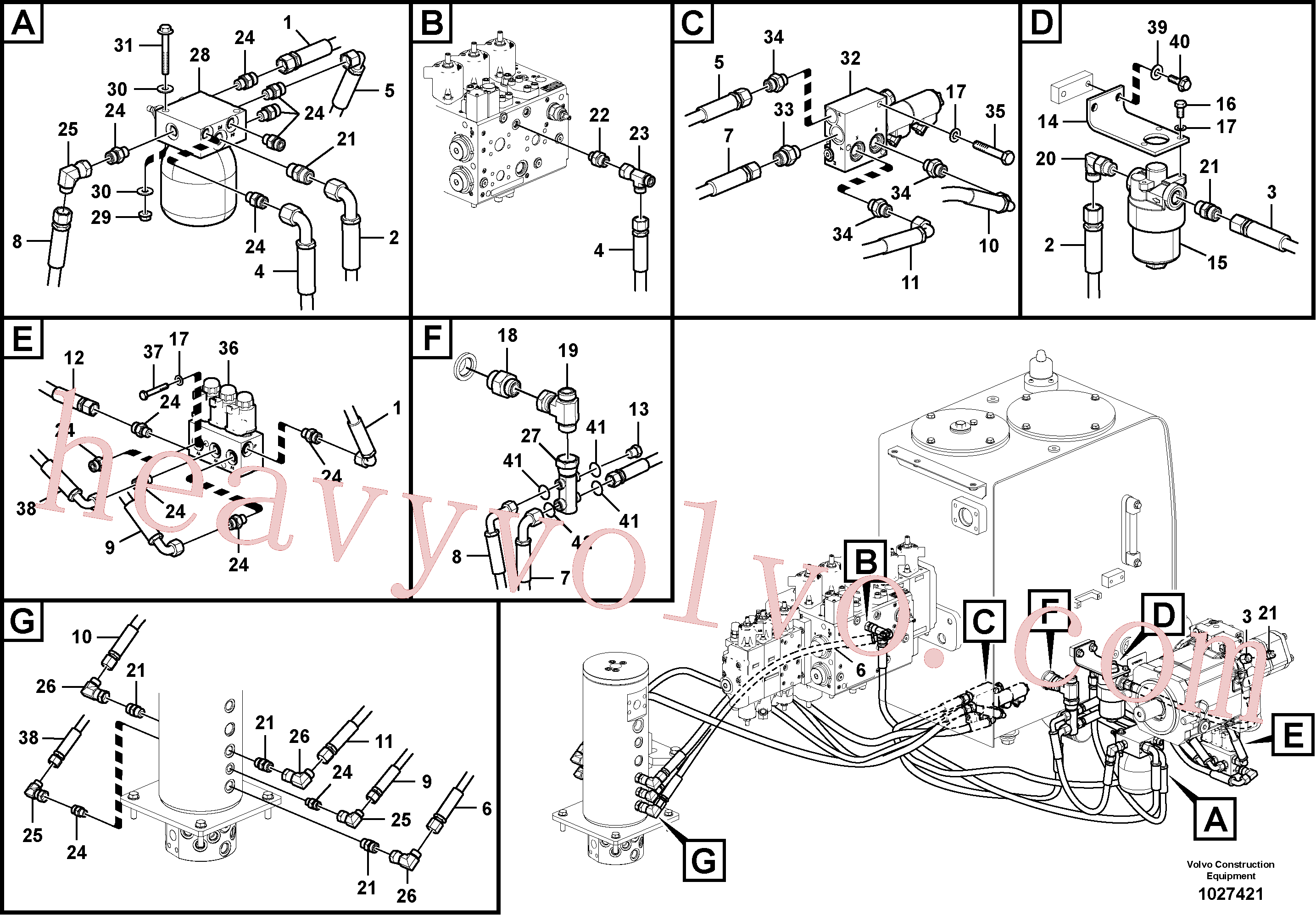 Wholesale VOE968207 O-ring for Volvo Excavator