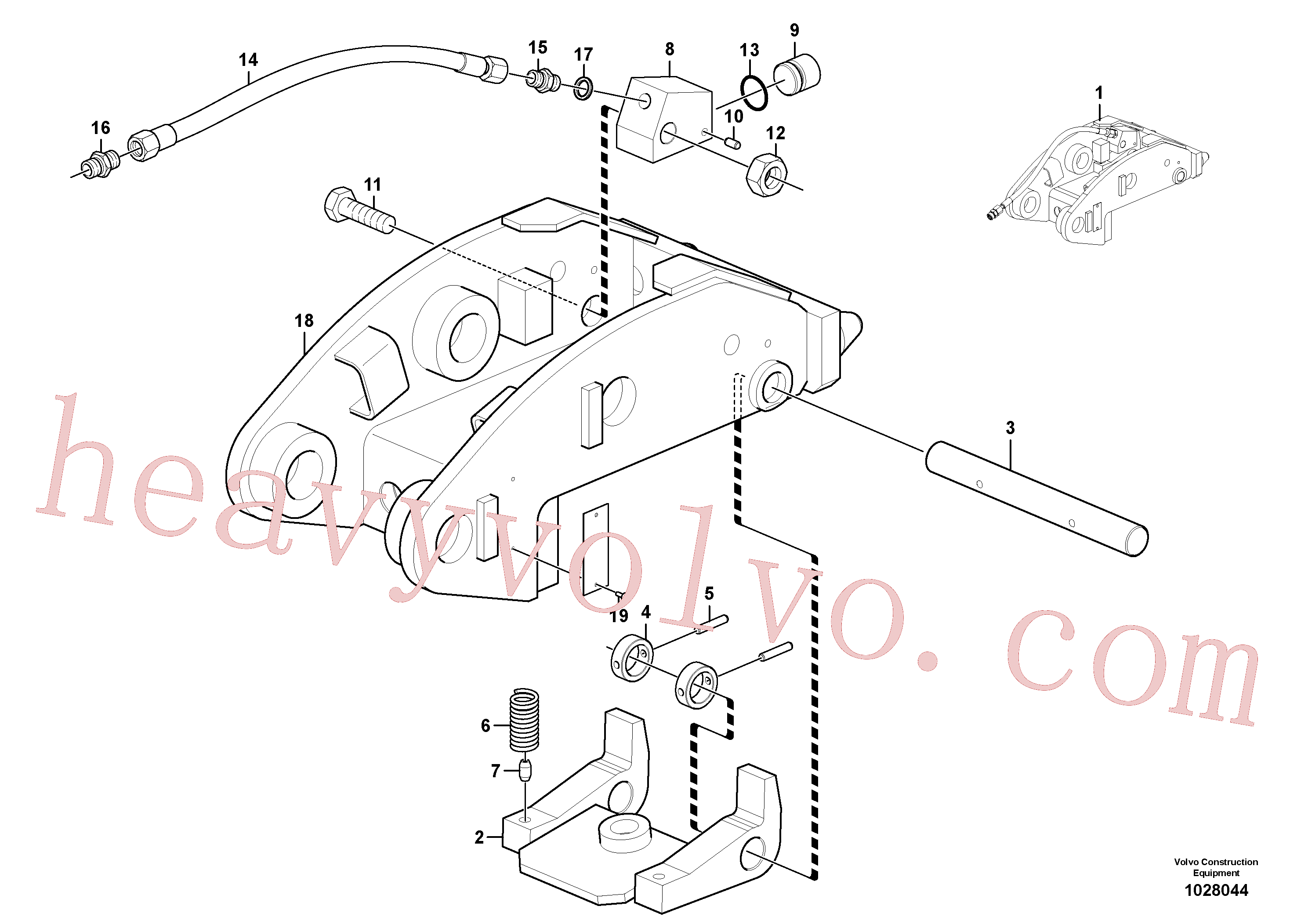 Volvo Assembly VOE11803856 Latch for sale