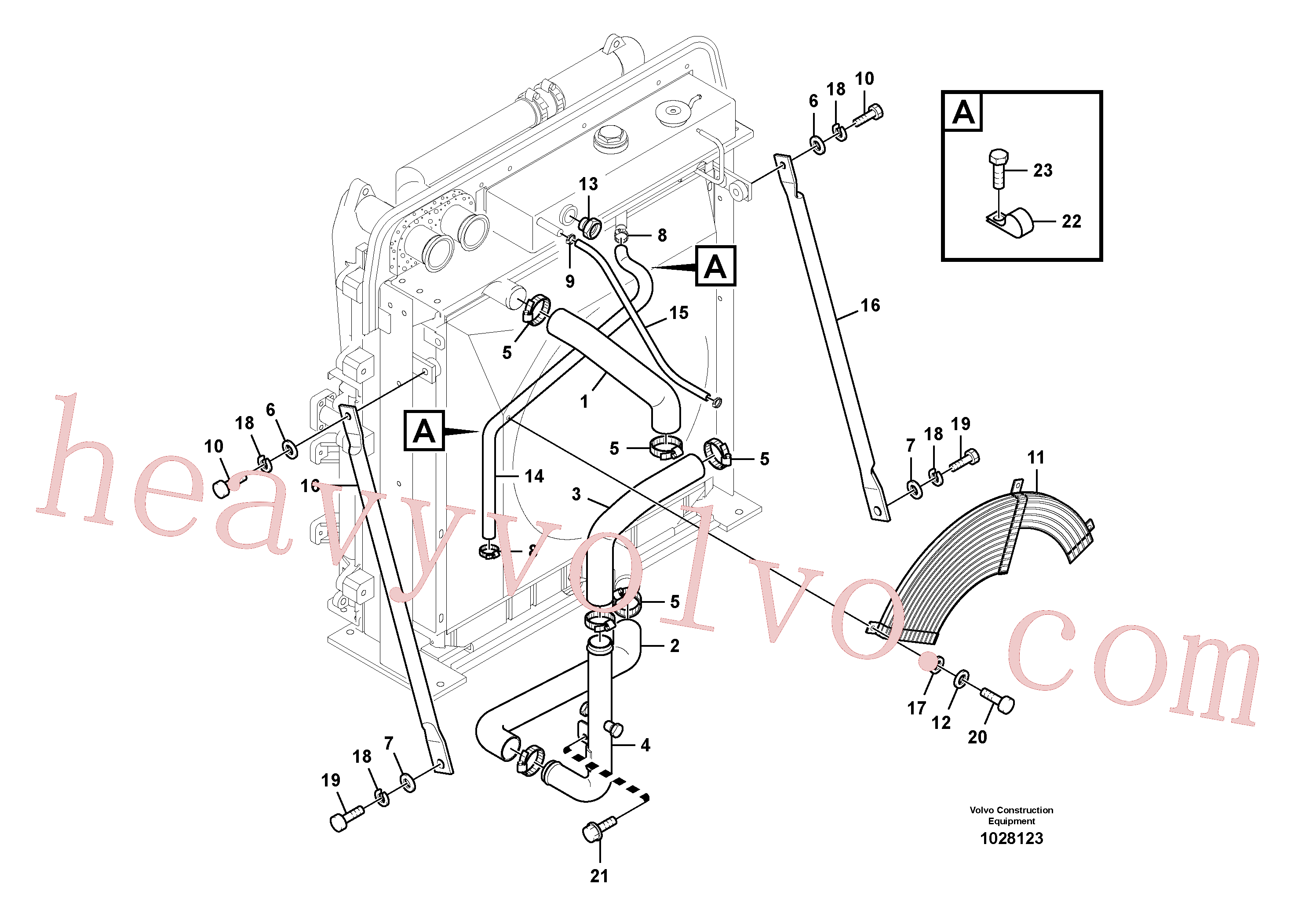 SA9312-10300 Hose clamp for Volvo Excavator spare