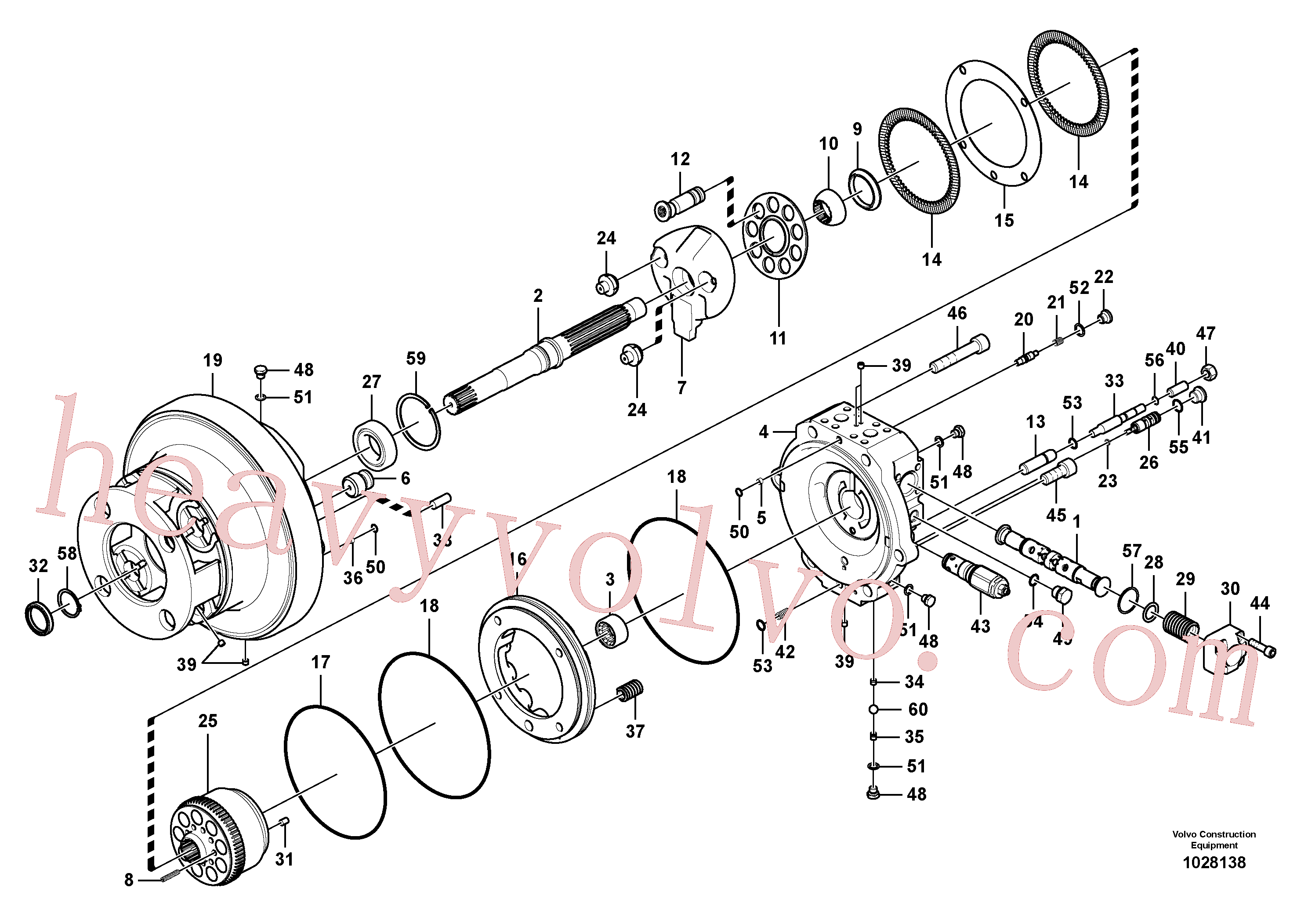 China Made VOE14552649 Casing parts for Volvo Excavator