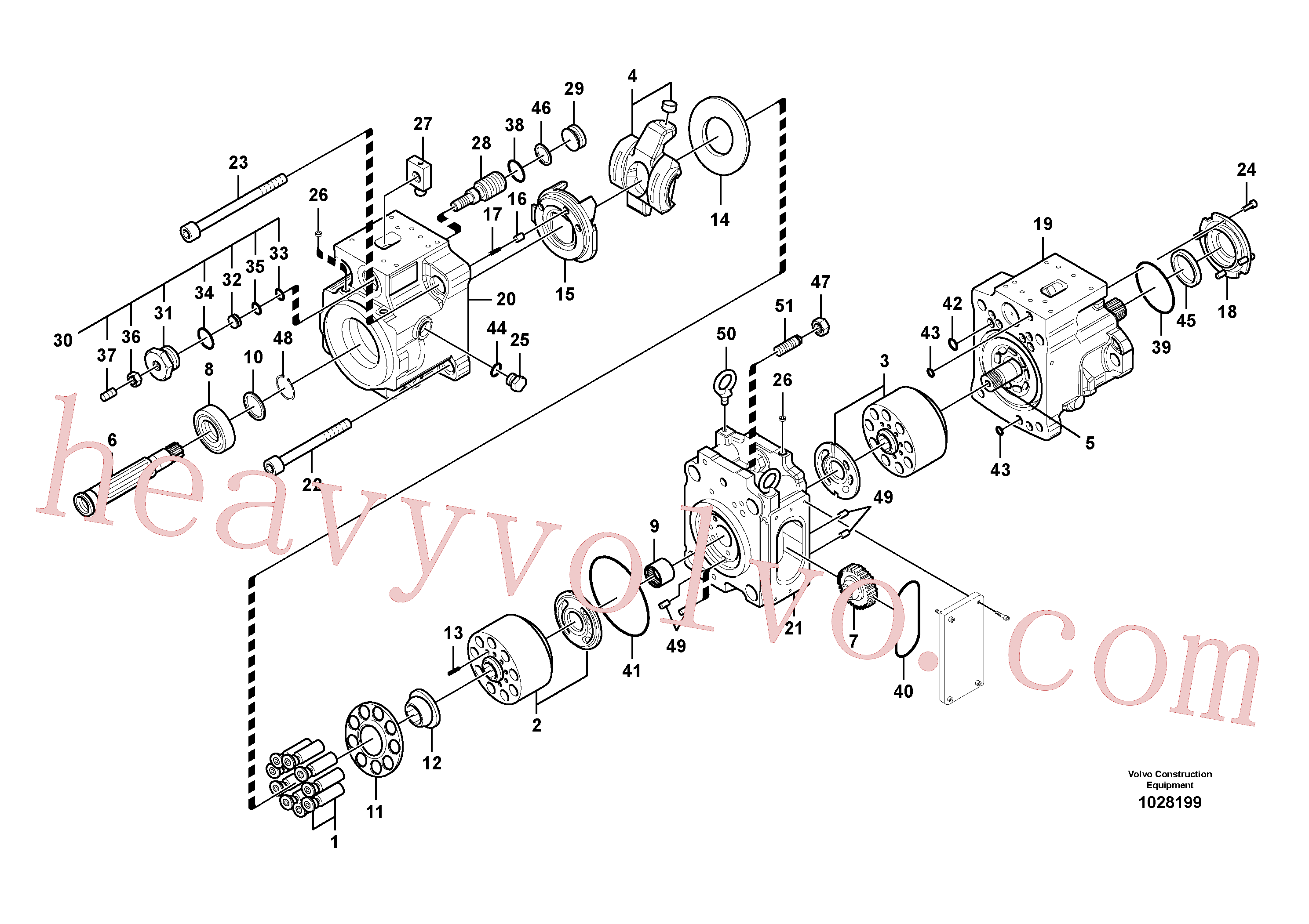 Volvo excavator part VOE14567621 Piston for sale