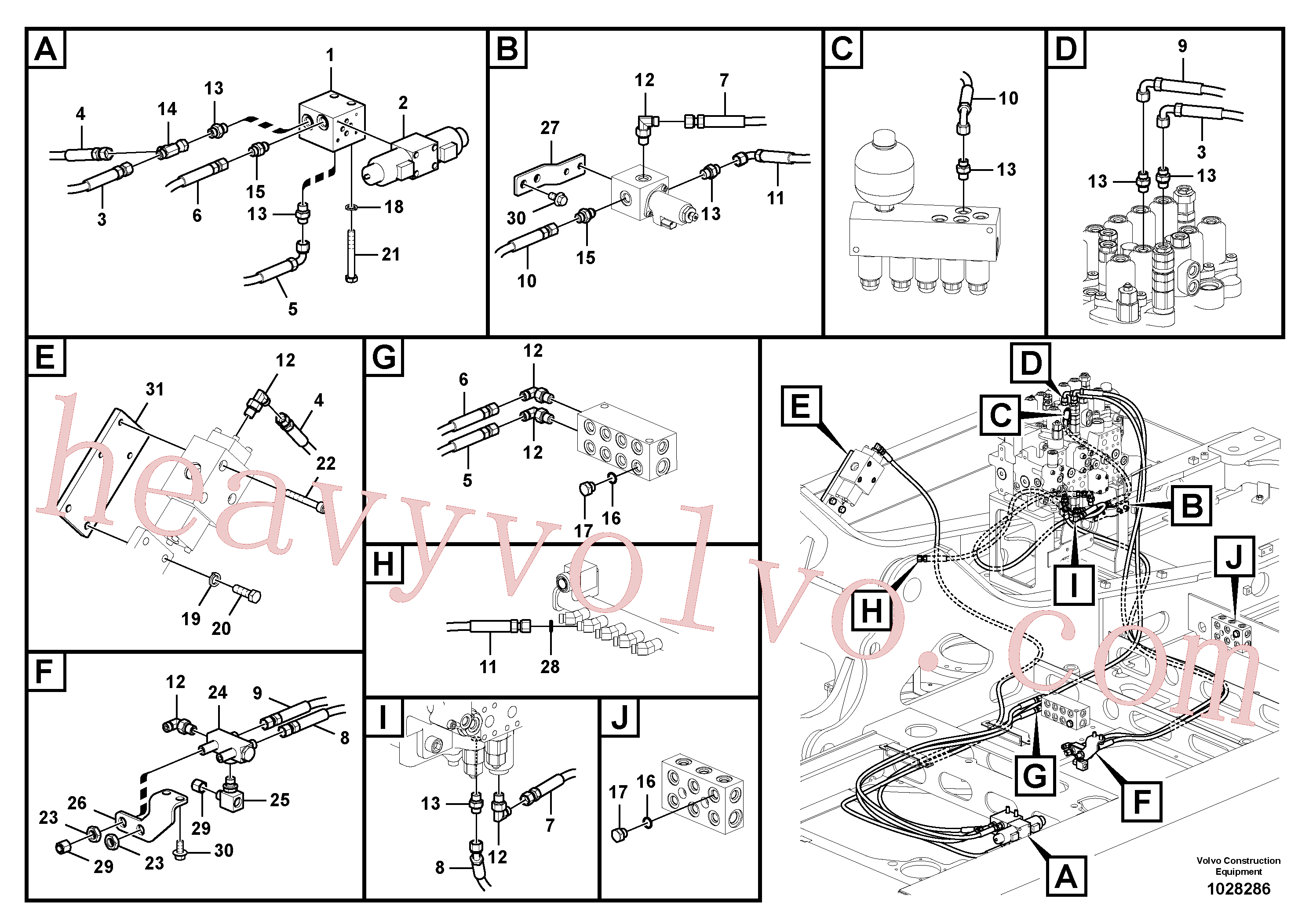 Volvo Assembly VOE937202 Hose assembly for sale
