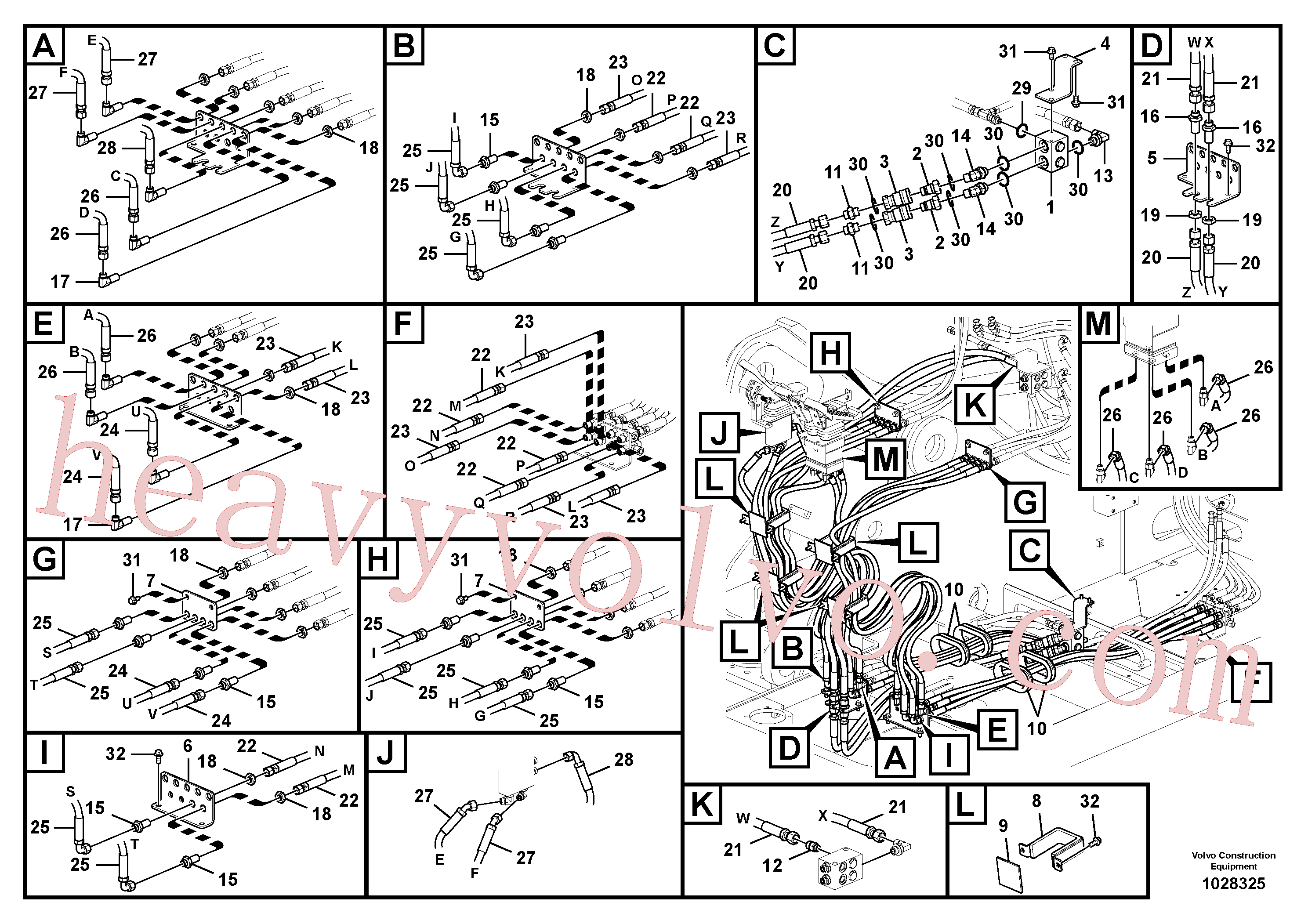 Volvo excavator part VOE14558975 Plate for sale