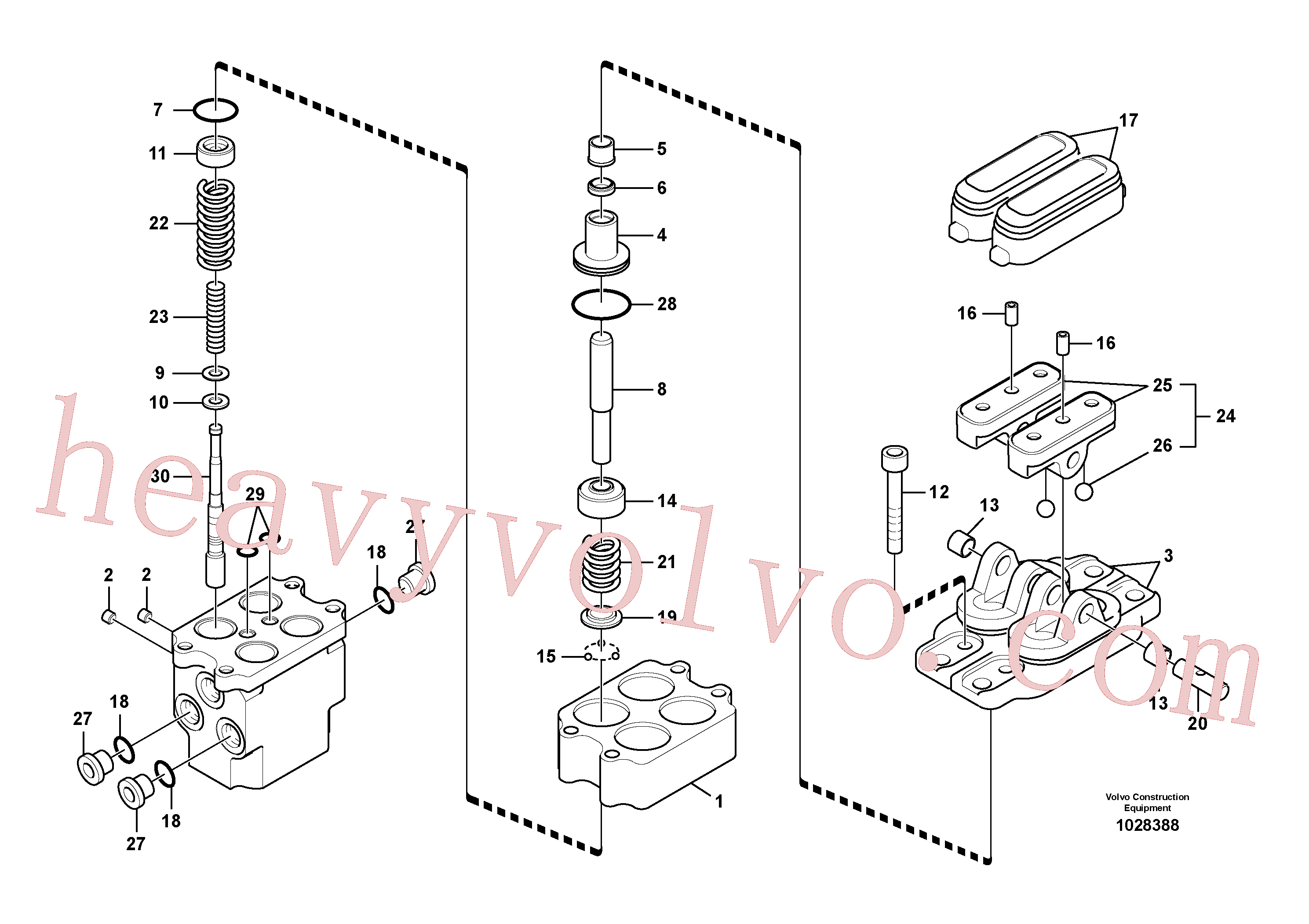 VOE14585847 Valve for Volvo Excavator spare