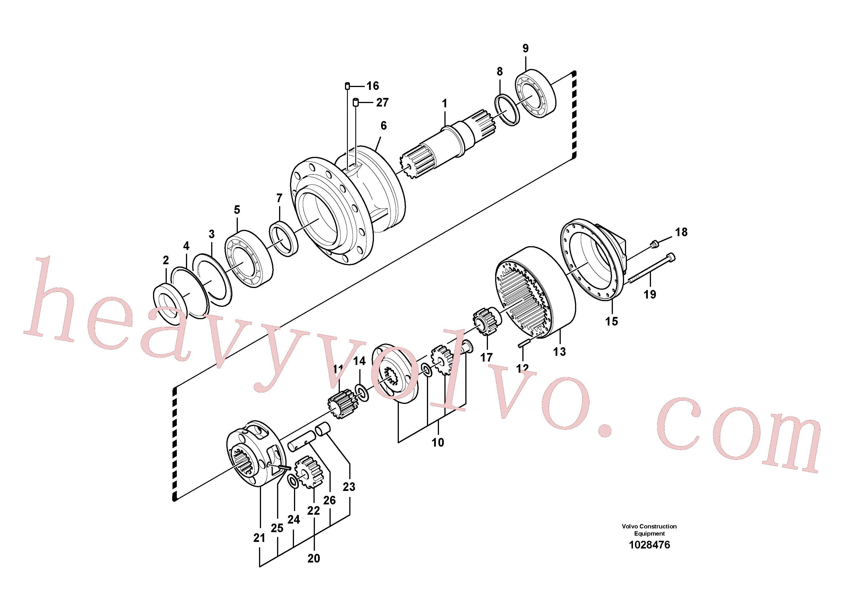 VOE14596630 Cover for Volvo Excavator Parts