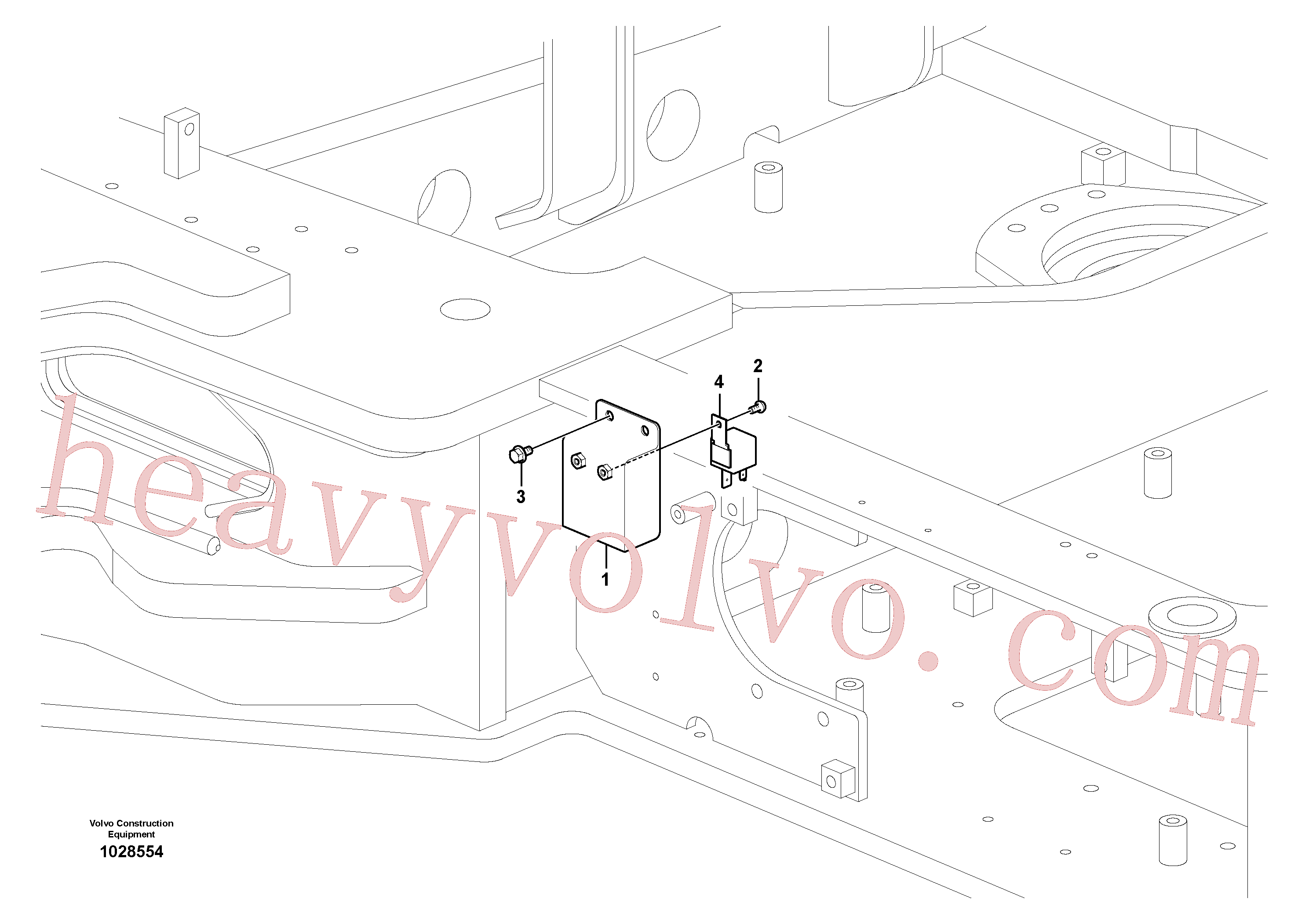 Volvo excavator part VOE14610293 Relay for sale