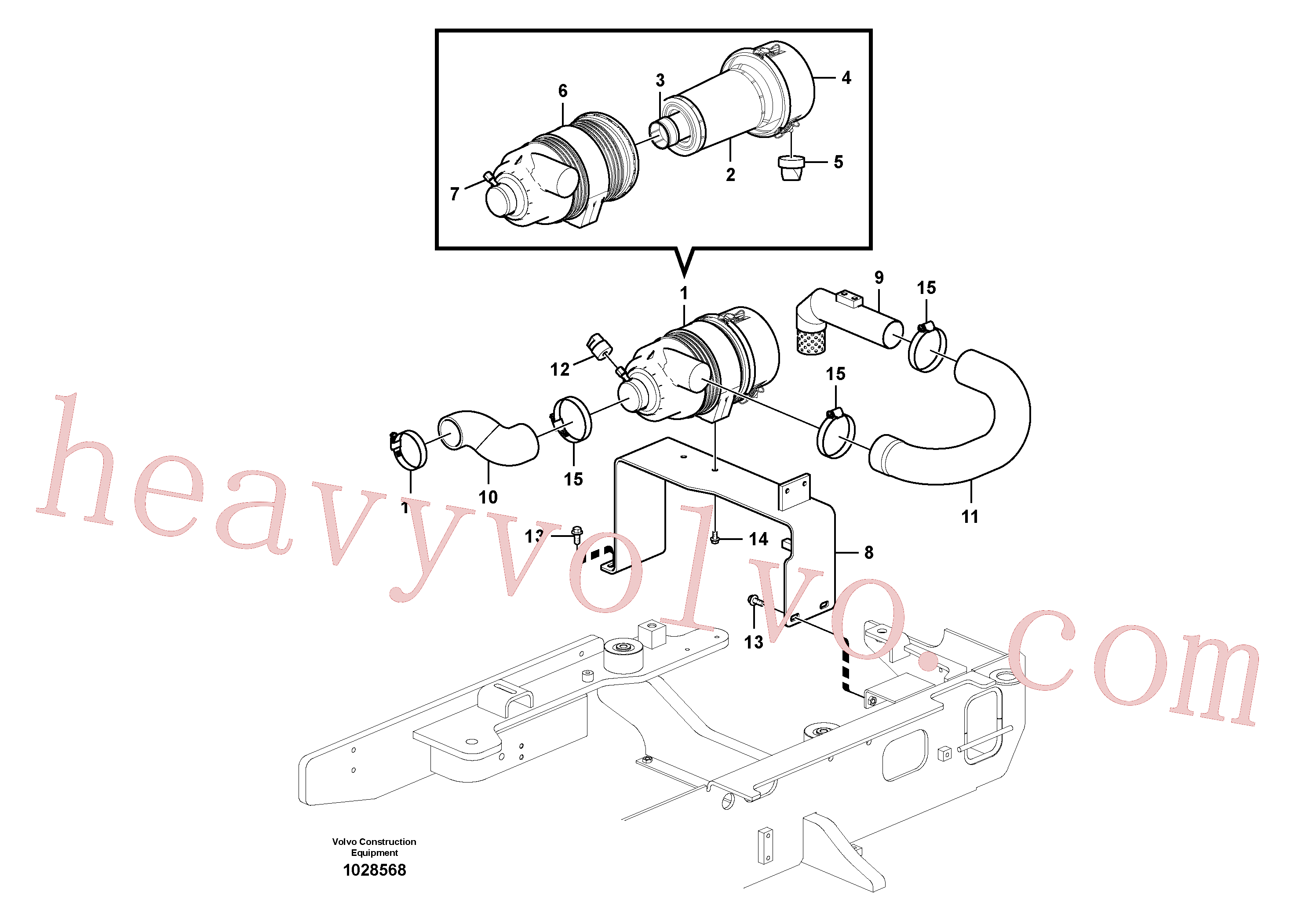 SA9312-10300 Hose clamp for Volvo Excavator spare
