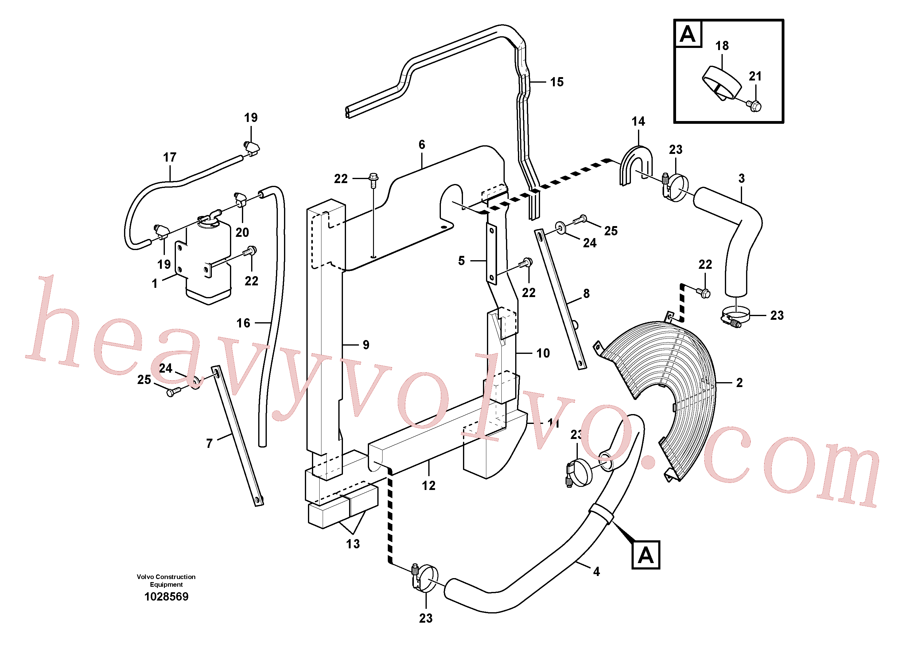 VOE14880918 Weatherstrip for Volvo Excavator spare