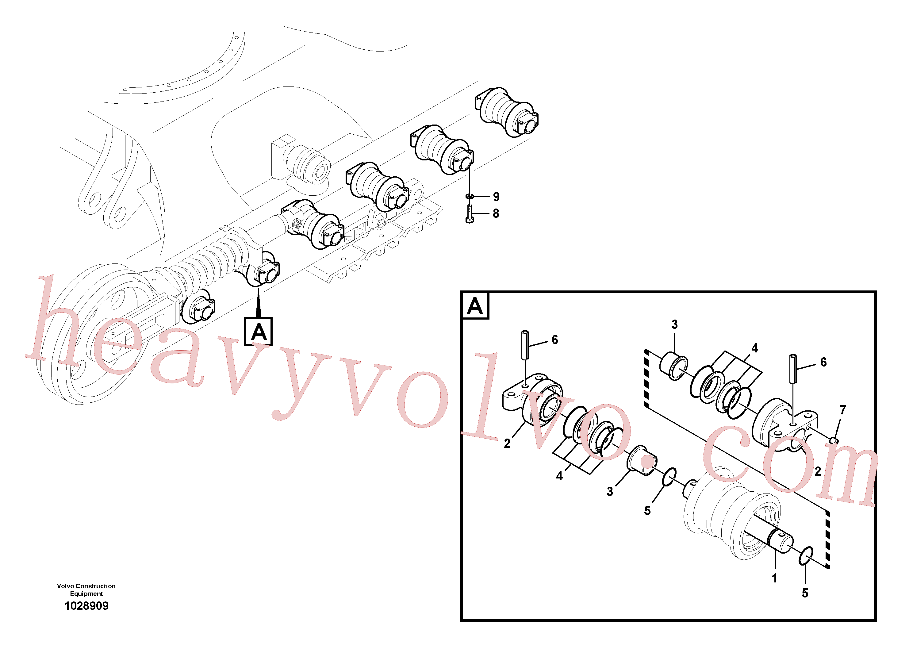 Volvo SA9011-21414 Hexagon screw aftermarket part for sale