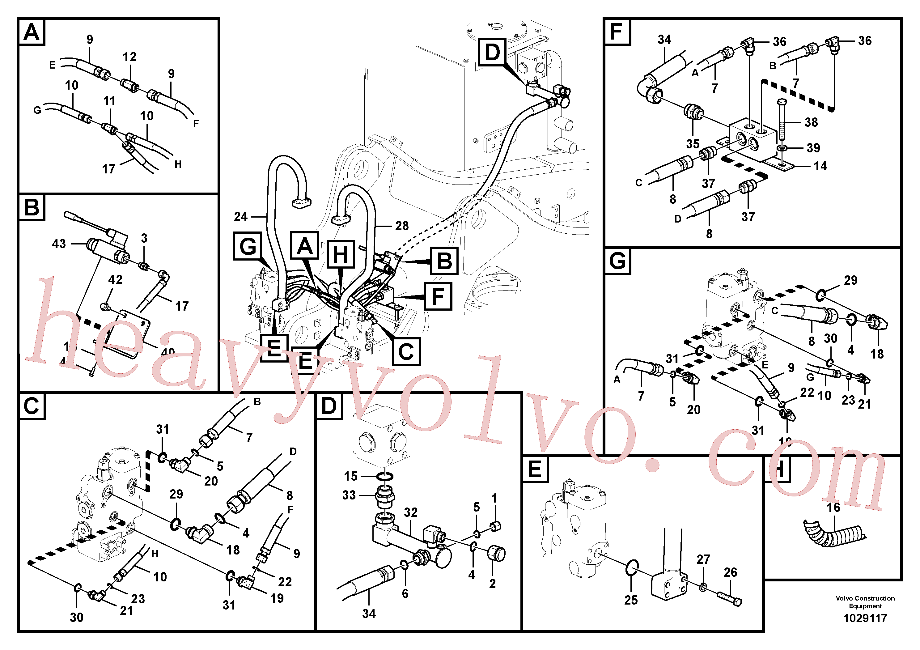 Wholesale SA9011-21420 Hexagon screw for Volvo Excavator