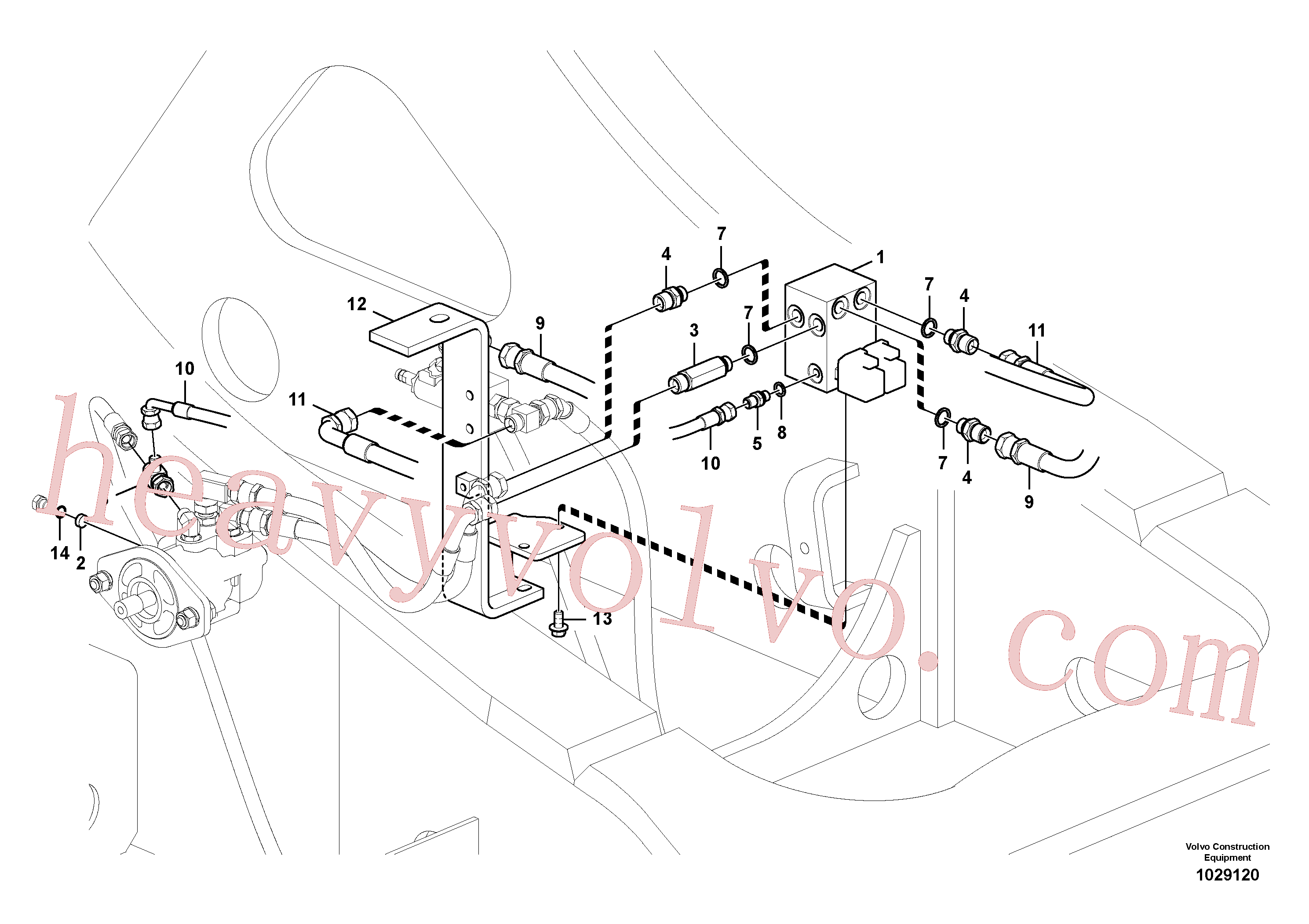 SA9453-02311 Rockmaster/1SC for Volvo Excavator spare