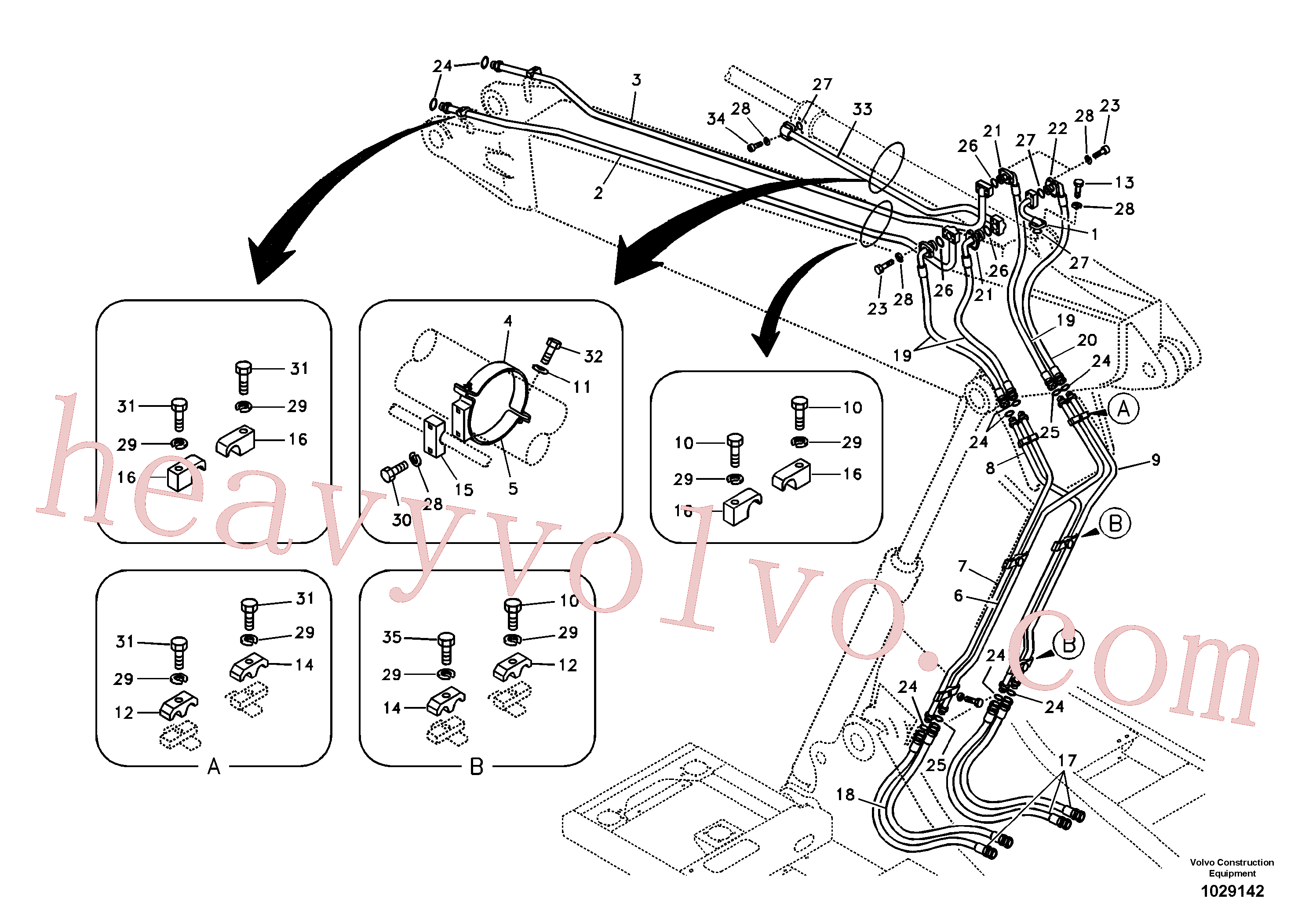 Volvo VOE14507816 Clamp aftermarket part for sale