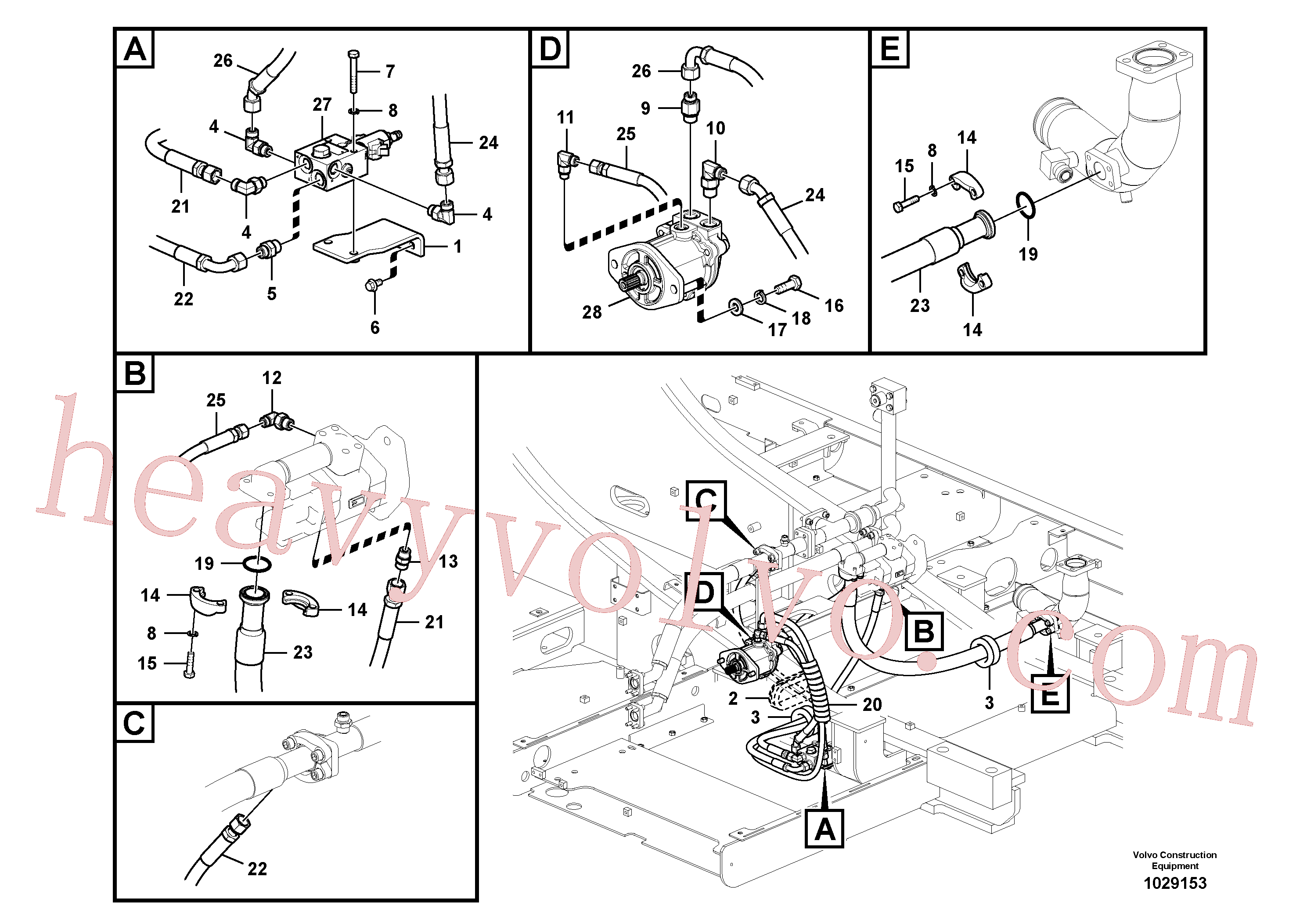 Volvo excavator part VOE14388438 Valve for sale