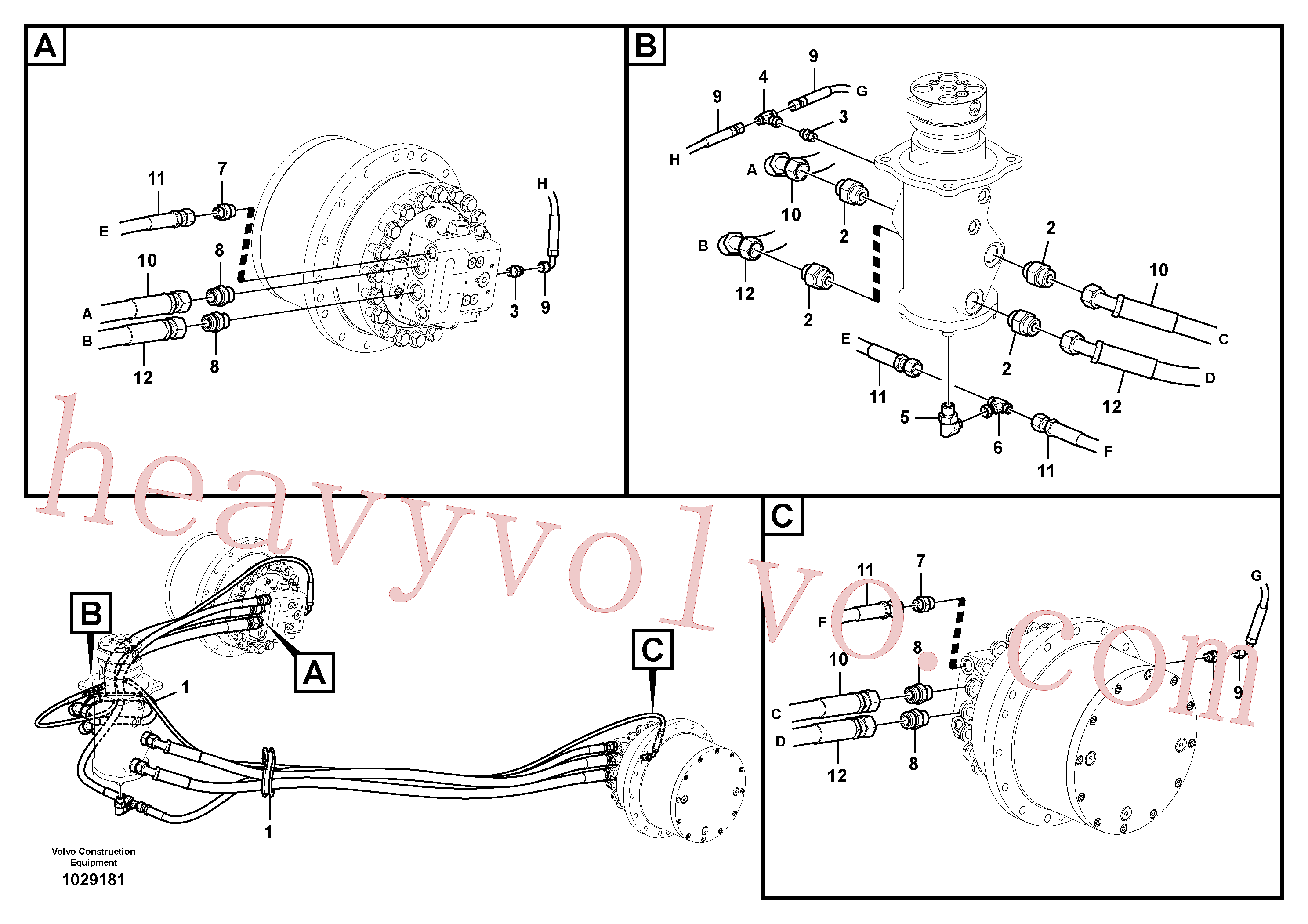 Volvo VOE14881979 Hose assembly aftermarket part for sale