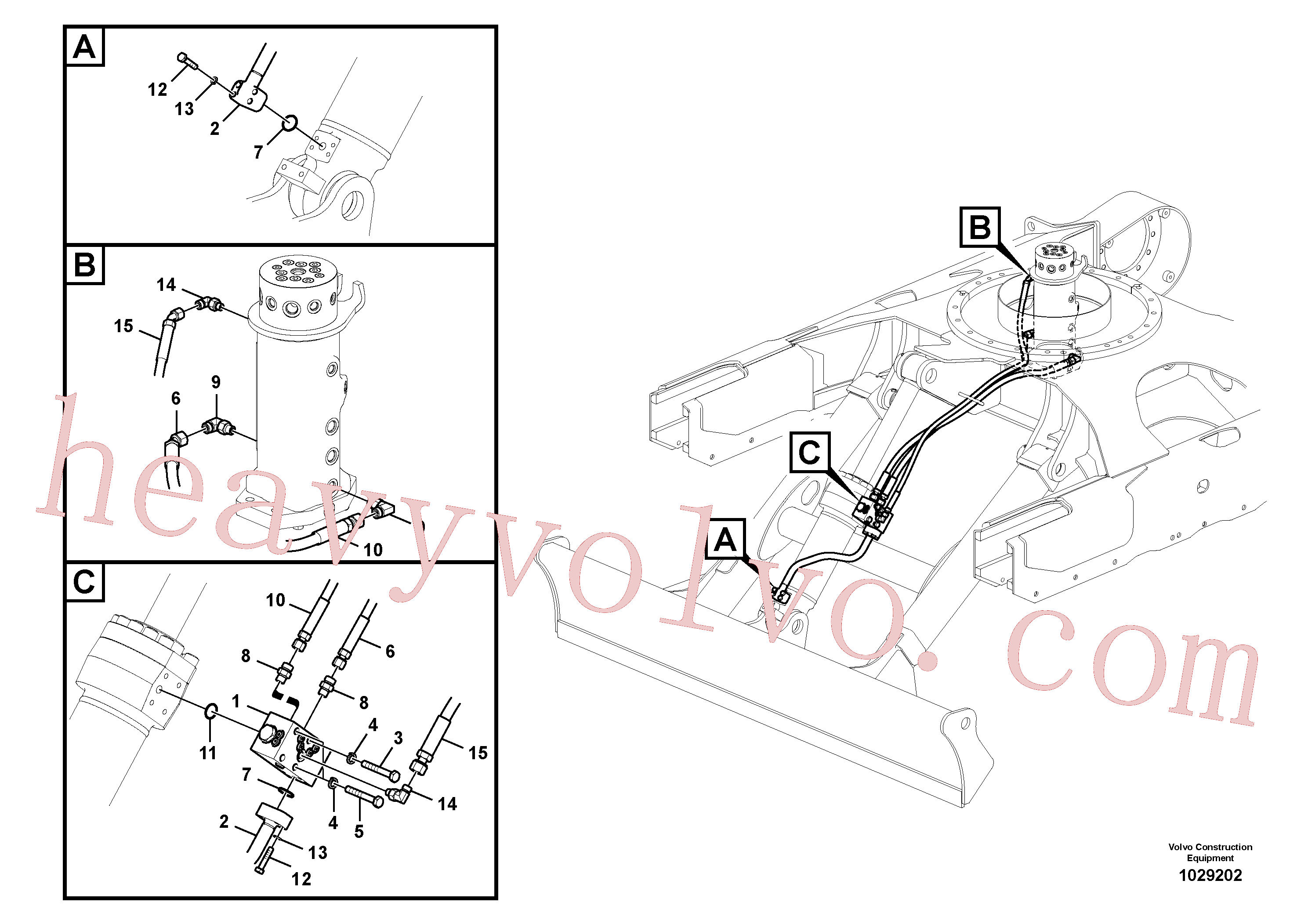 Volvo excavator part VOE14579520 Non-return valve for sale