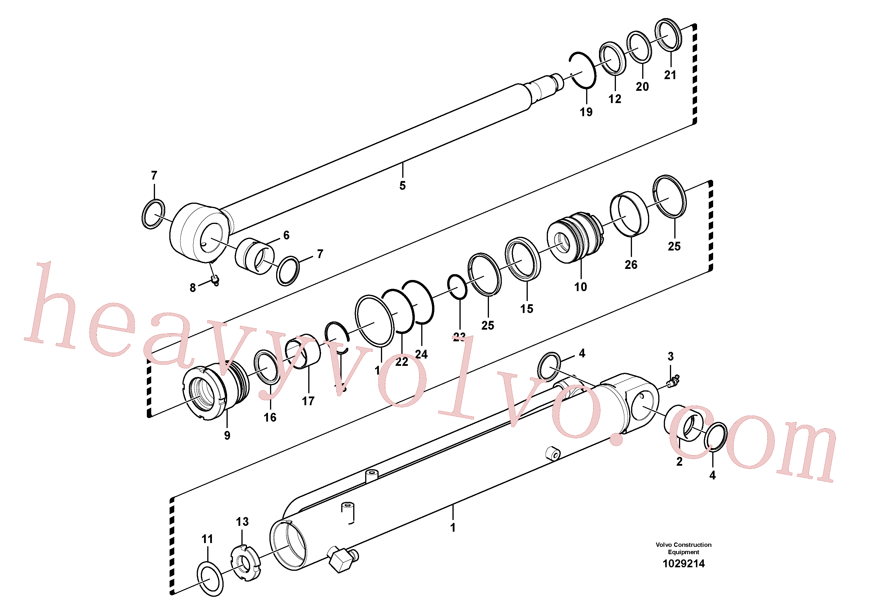SA8148-14031 Sealing kit for Volvo Excavator spare