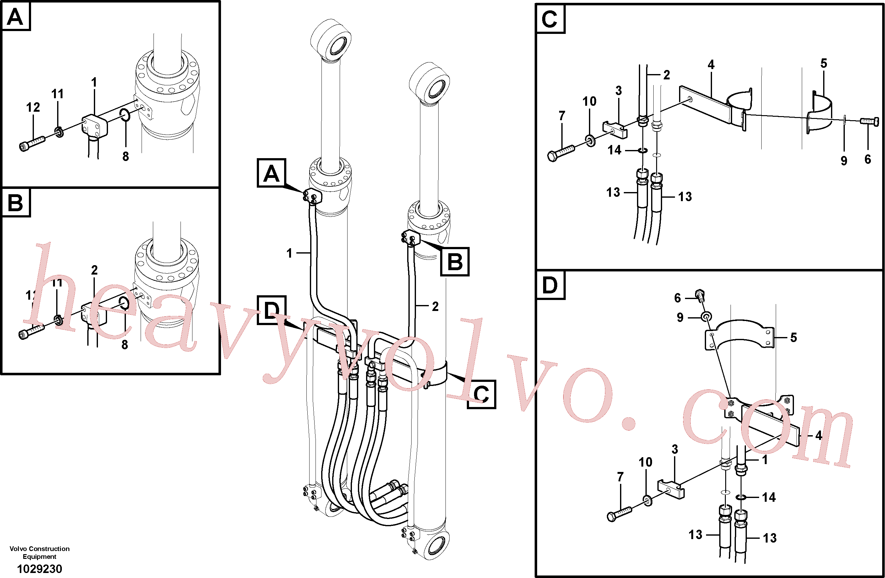 Volvo SA9011-21414 Hexagon screw aftermarket part for sale