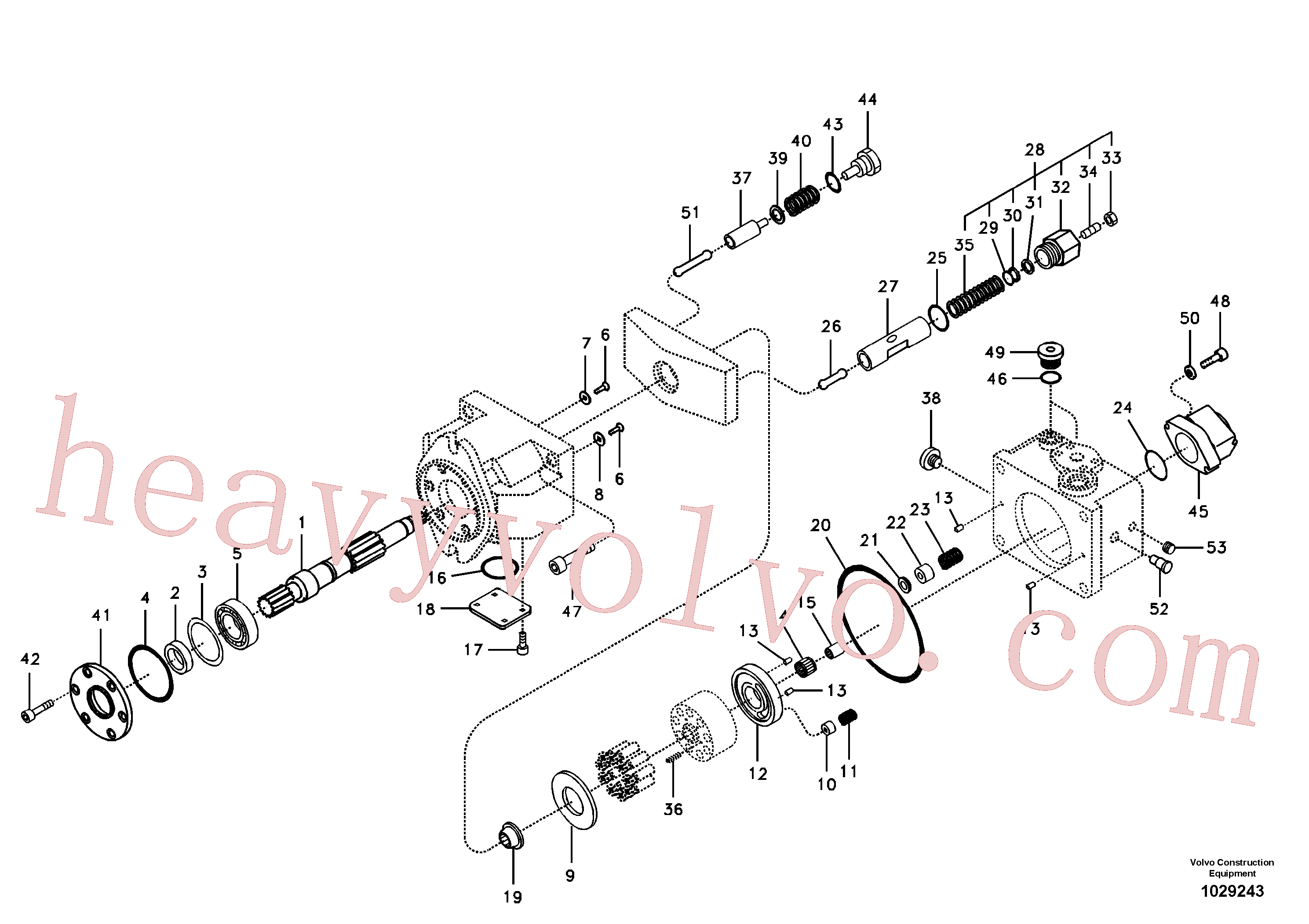 VOE14525141 Rod for Volvo Excavator Parts