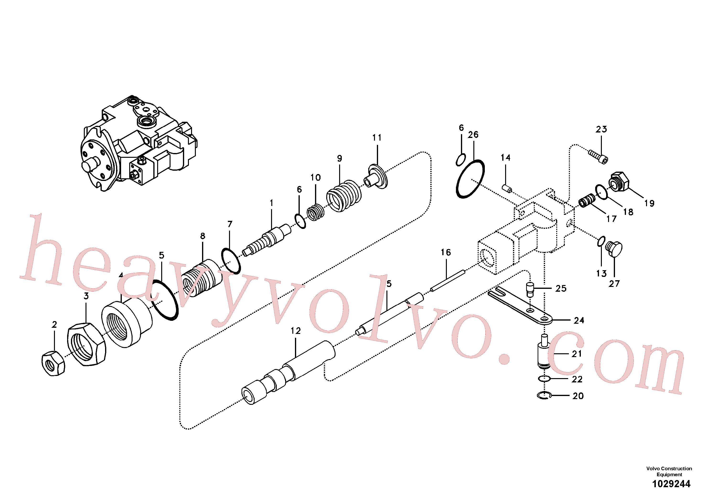 Volvo Assembly VOE14525121 Nut for sale